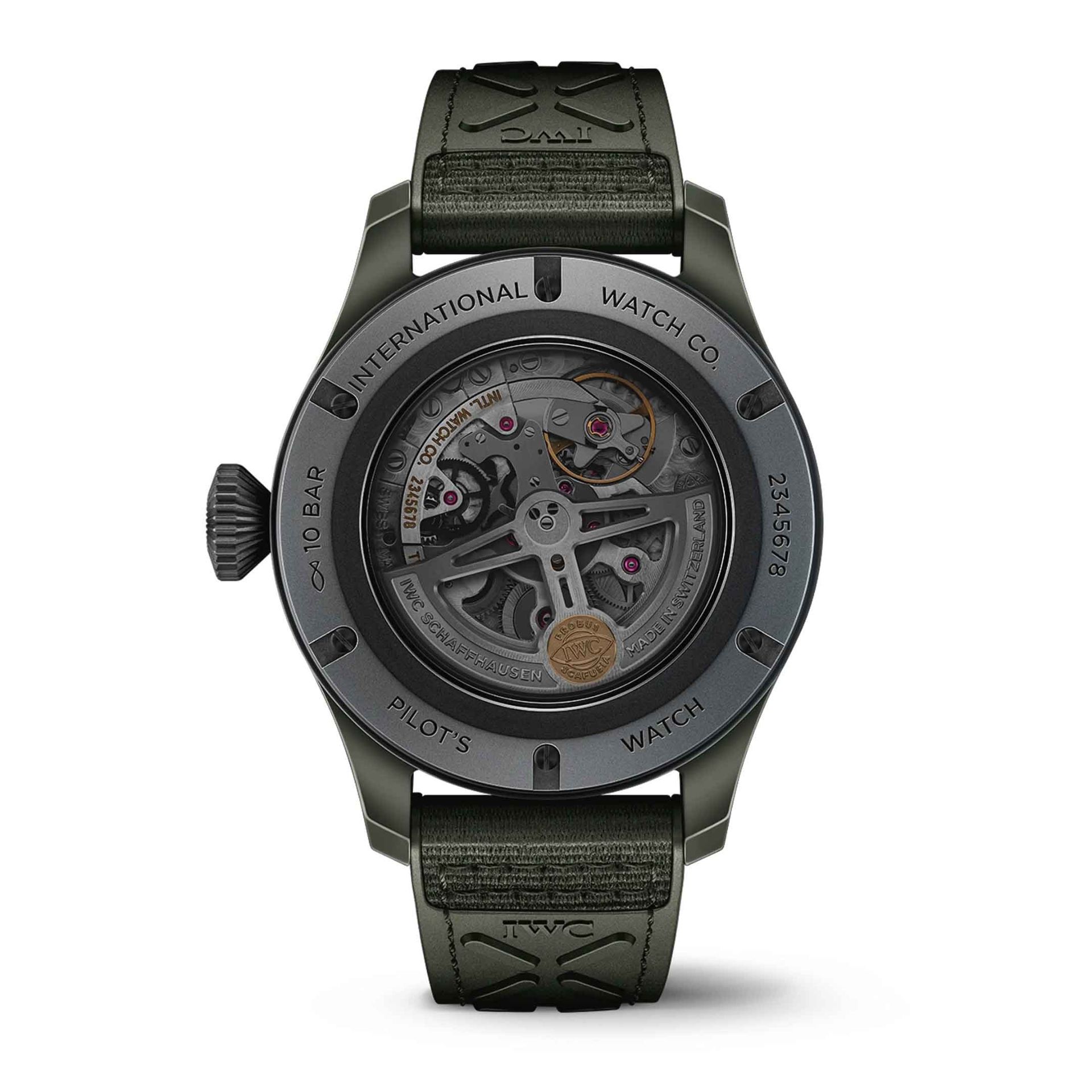 IWC Schaffhausen Pilot’s Watch Timezoner TOP GUN Woodland 46 MM IW395601