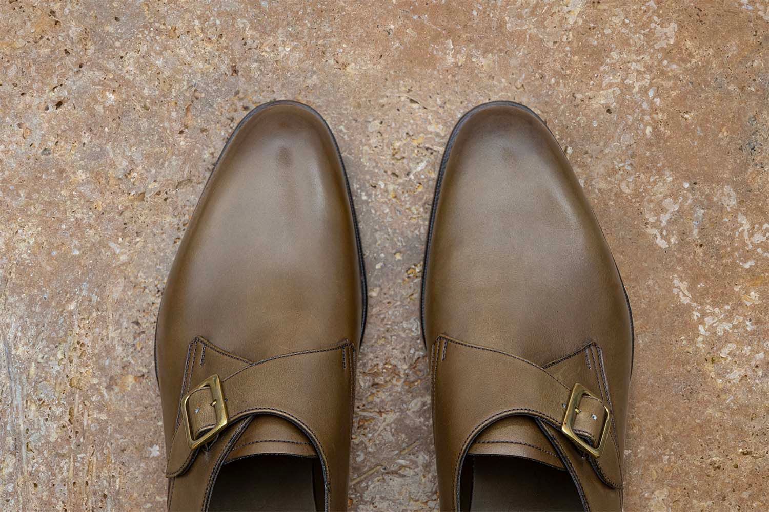 EDWARD GREEN Mercer - Scarpa Con Fibbia - Chameleon  MERCER