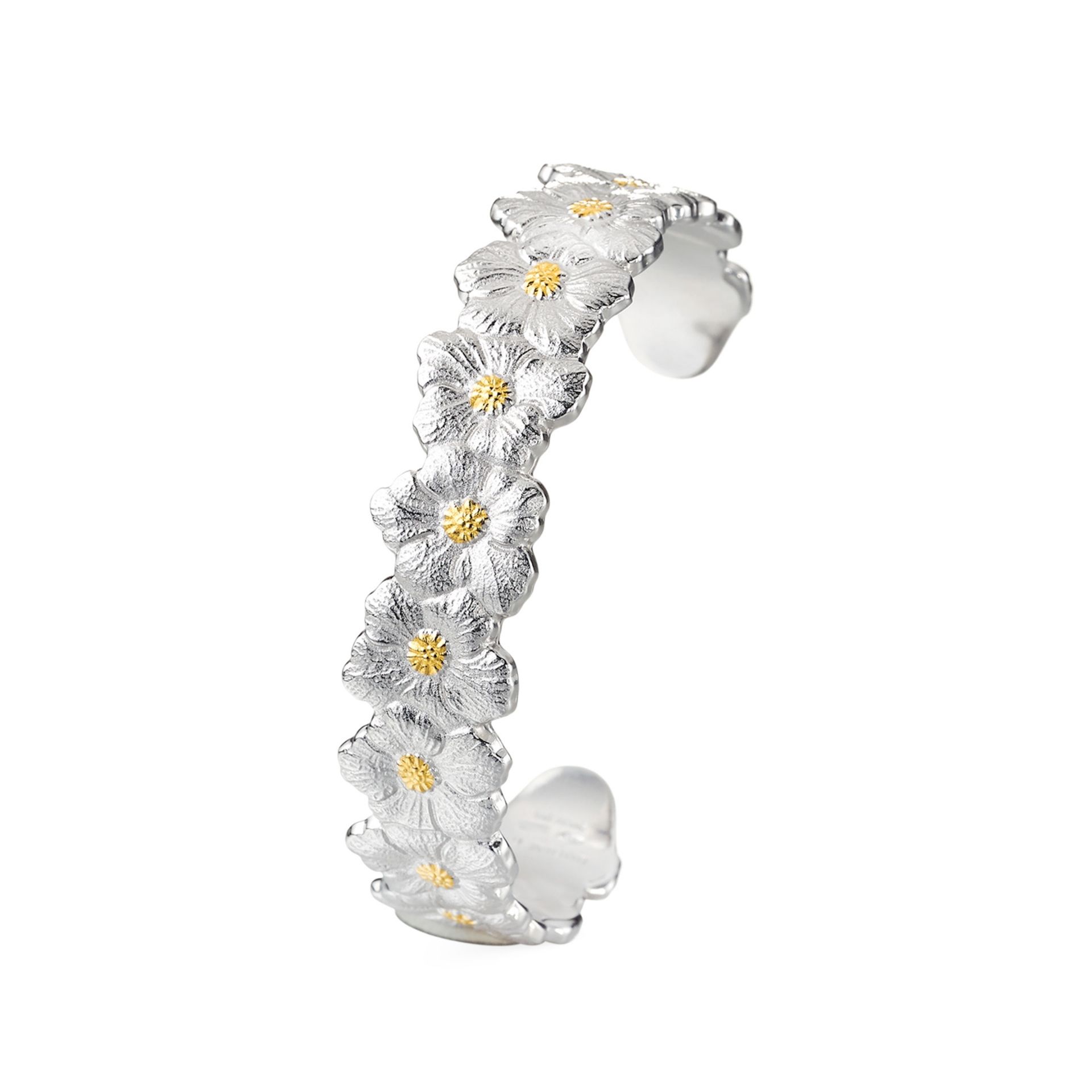 Buccellati Bracciale Blossoms Vermeil Gardenia in Argento  JAGBRA023518