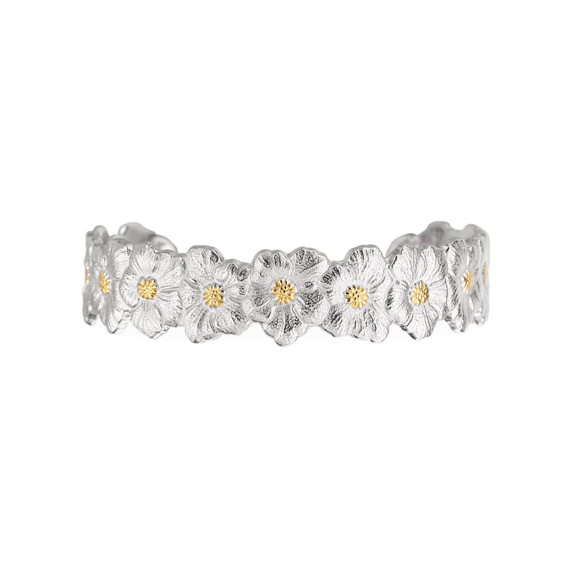 Buccellati Bracciale Blossoms Vermeil Gardenia in Argento  JAGBRA023518
