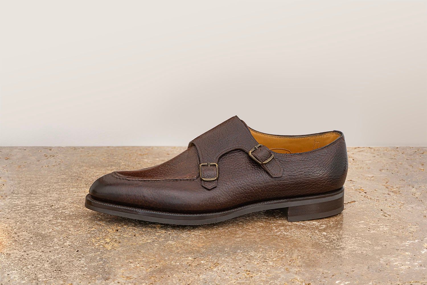 EDWARD GREEN Fulham - Doppia Fibbia - Dark Brown  FULHAM