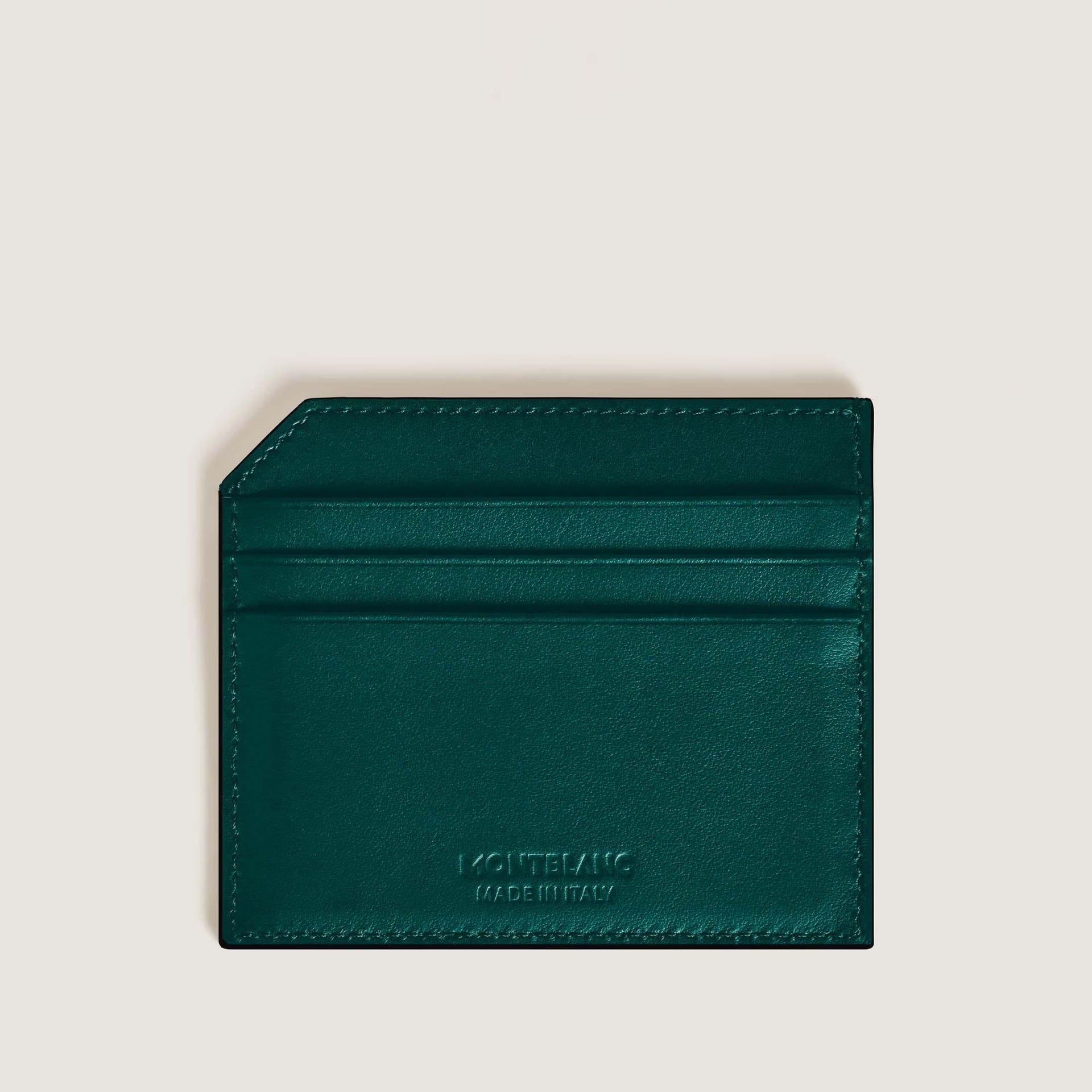 MONTBLANC Portacarte 6 Tasche Verde Malachite in Pelle Soft   220233
