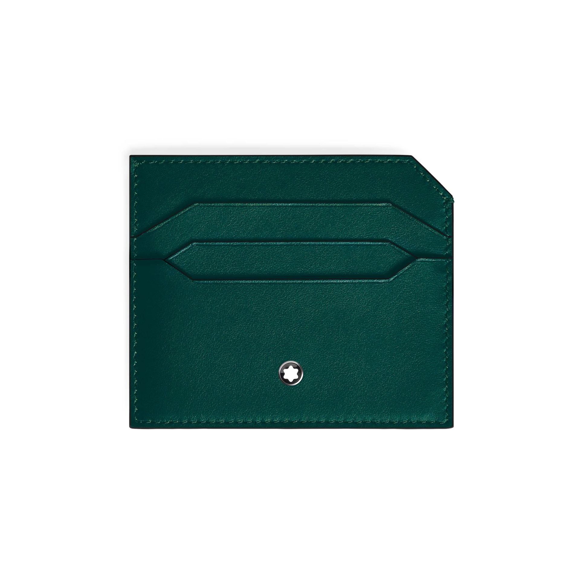 MONTBLANC Portacarte 6 Tasche Verde Malachite in Pelle Soft   220233
