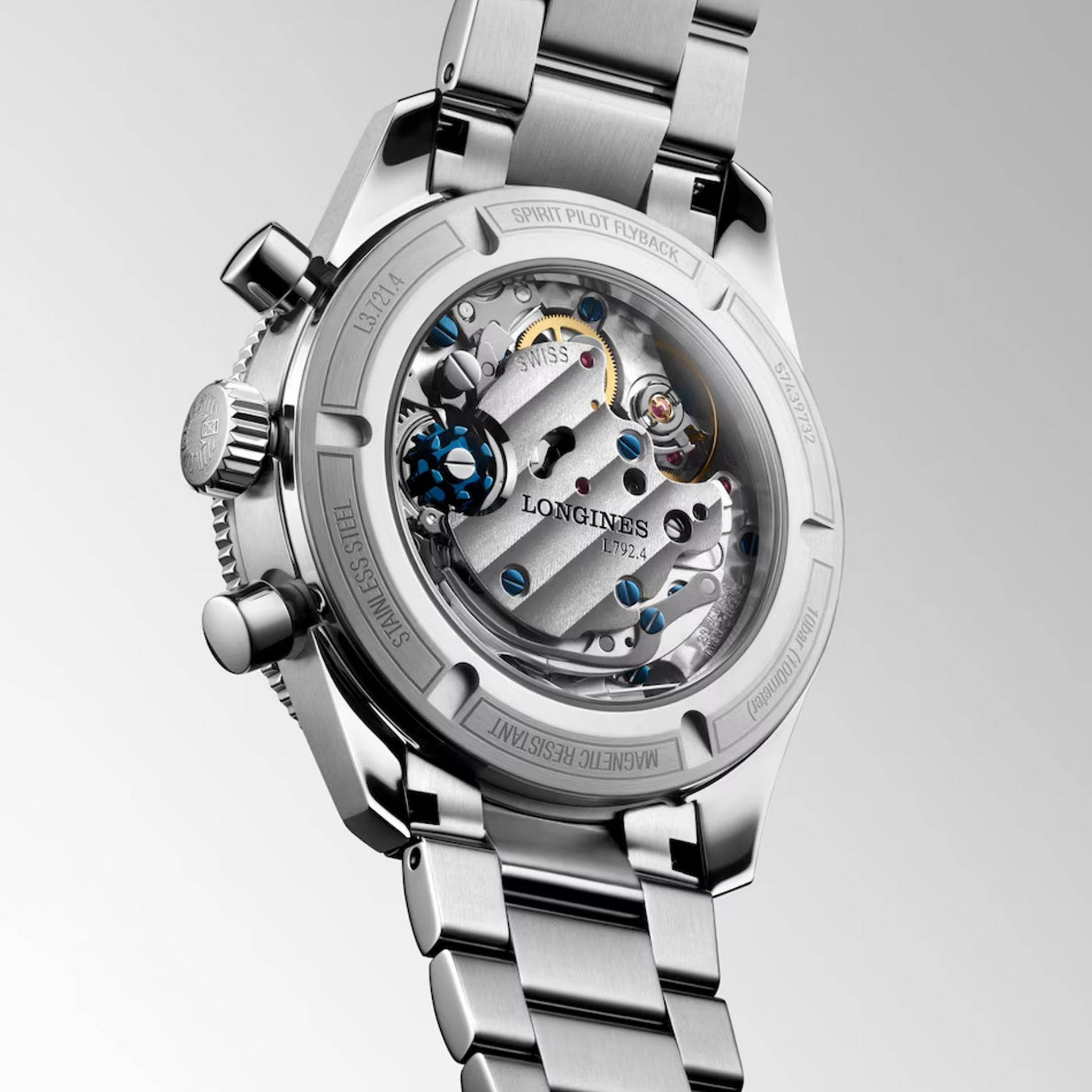 LONGINES Spirit Pilot Flyback 39.5 MM L3.721.4.53.6