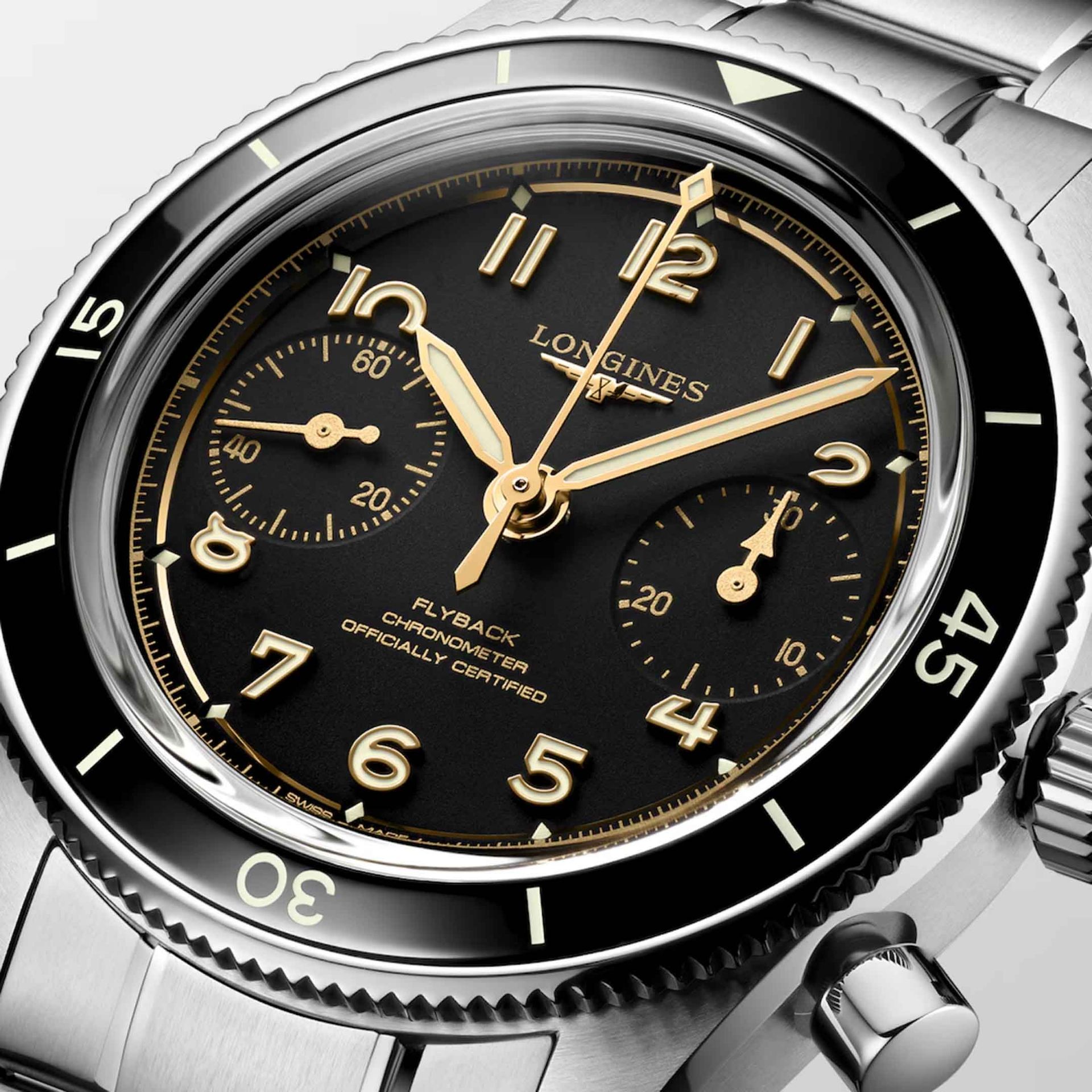 LONGINES Spirit Pilot Flyback 39.5 MM L3.721.4.53.6