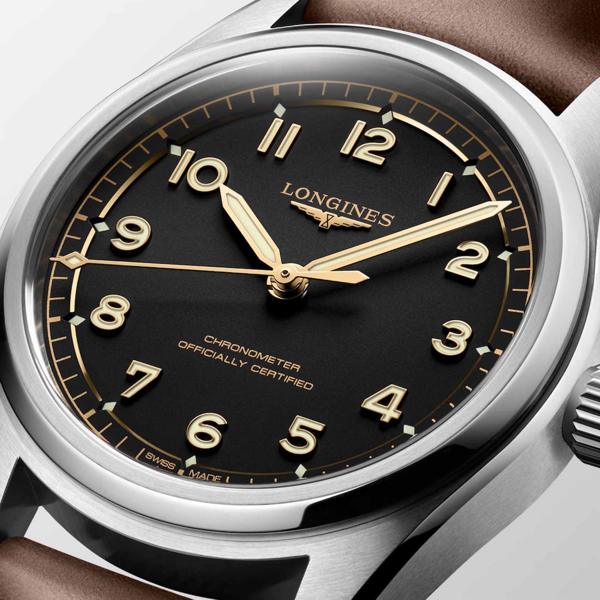 LONGINES Spirit Pilot 39 MM L3.809.4.53.2