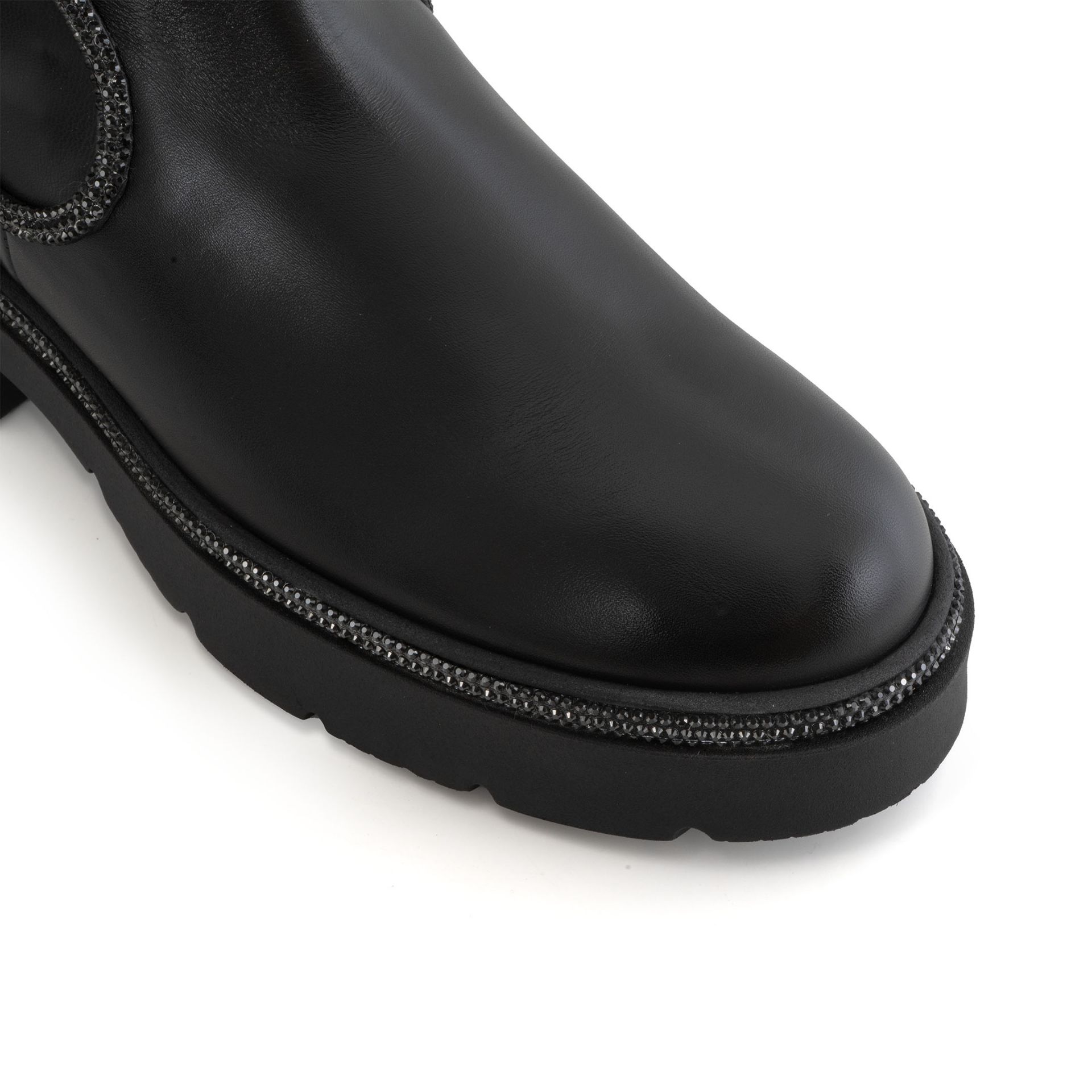 RENE CAOVILLA Onda - Biker Nero  C12578-050-0001V050