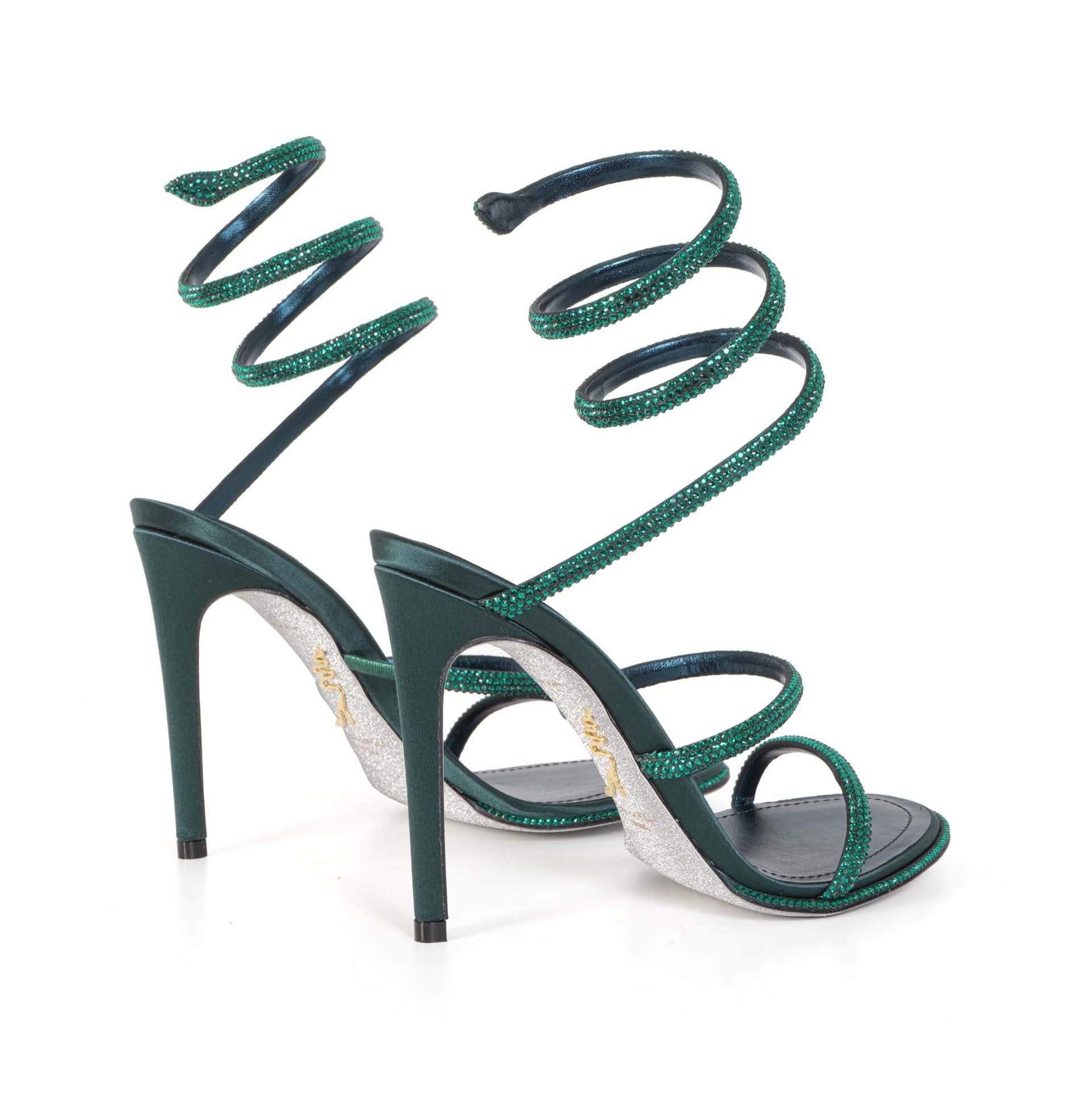 RENE CAOVILLA Cleo - Sandali Tacco Alto Smeraldo  C12538-105-R0014215