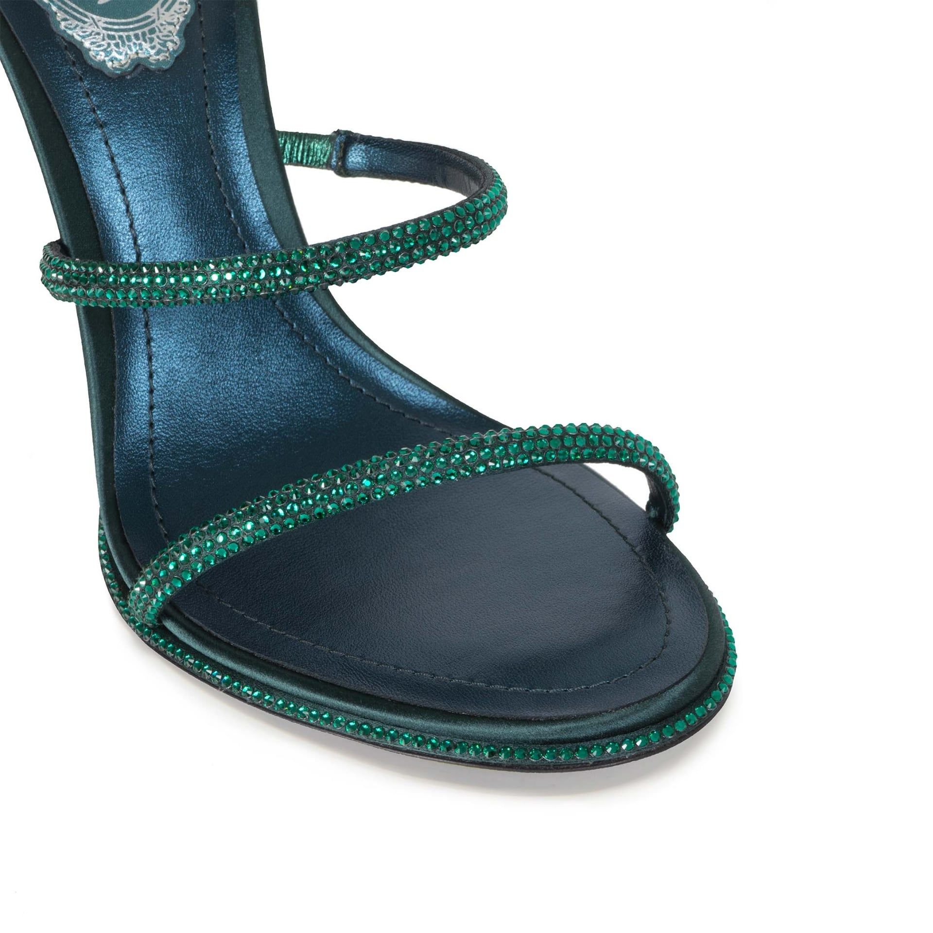 RENE CAOVILLA Cleo - Sandali Tacco Alto Smeraldo  C12538-105-R0014215