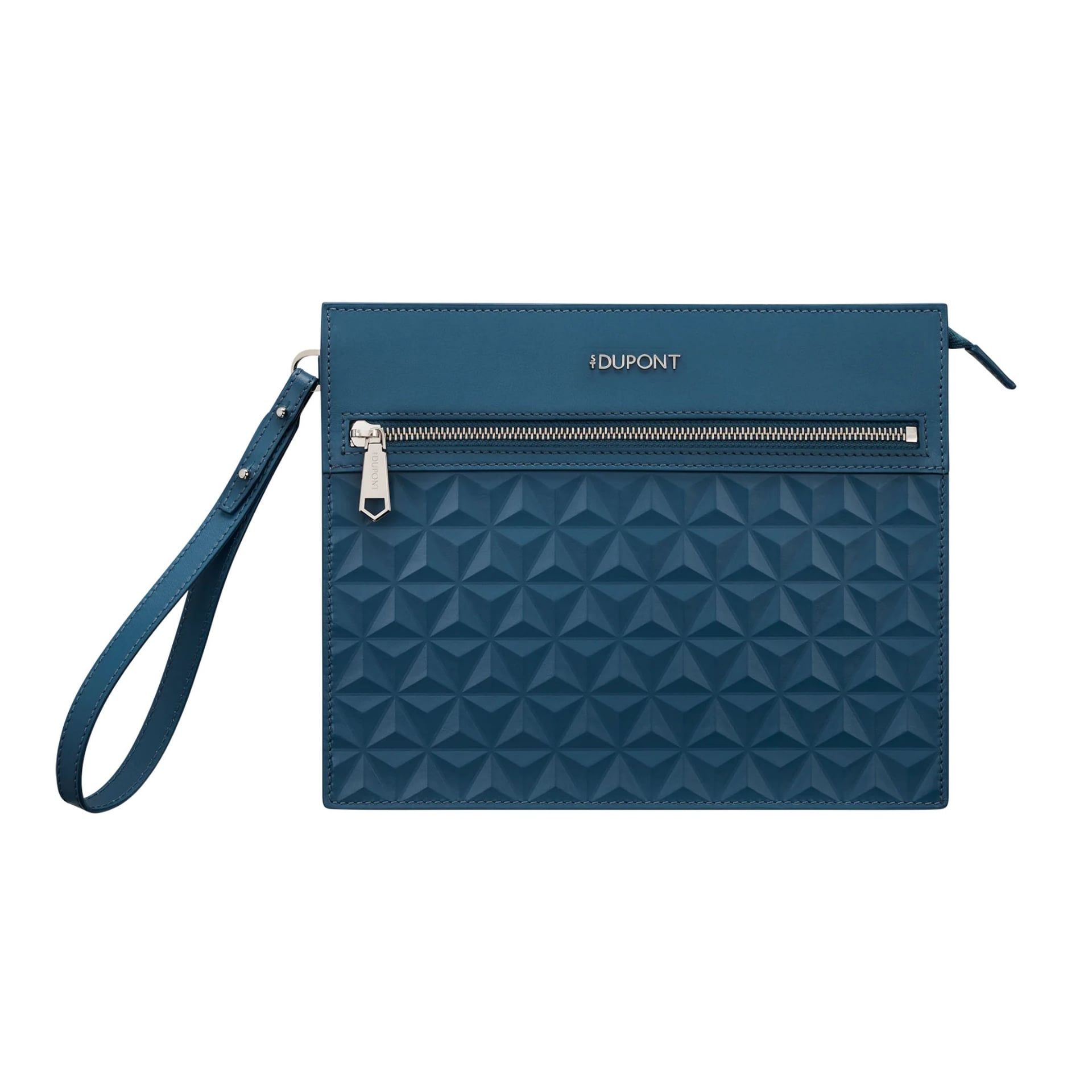 S. T. Dupont Pochette Apex Pelle Blu Scuro  1AX212UD1