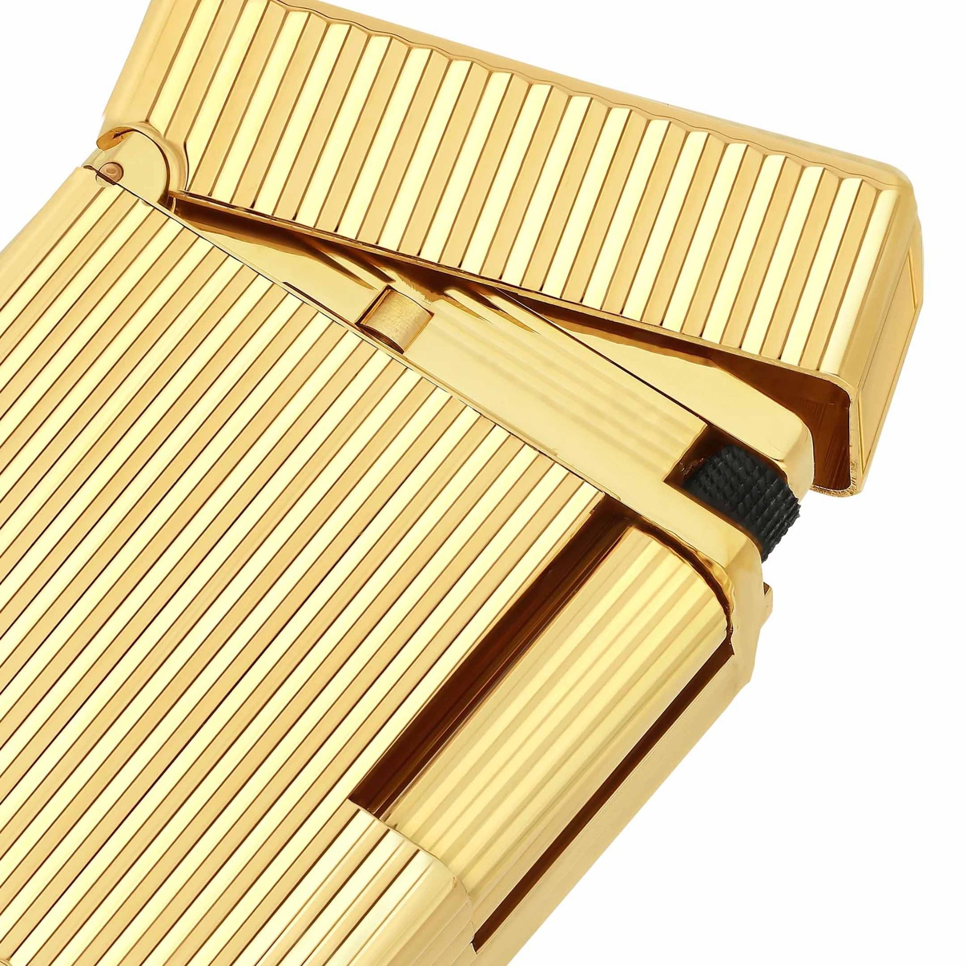 S. T. DUPONT Accendino Ligne 1 Guilloché Oro   C14020