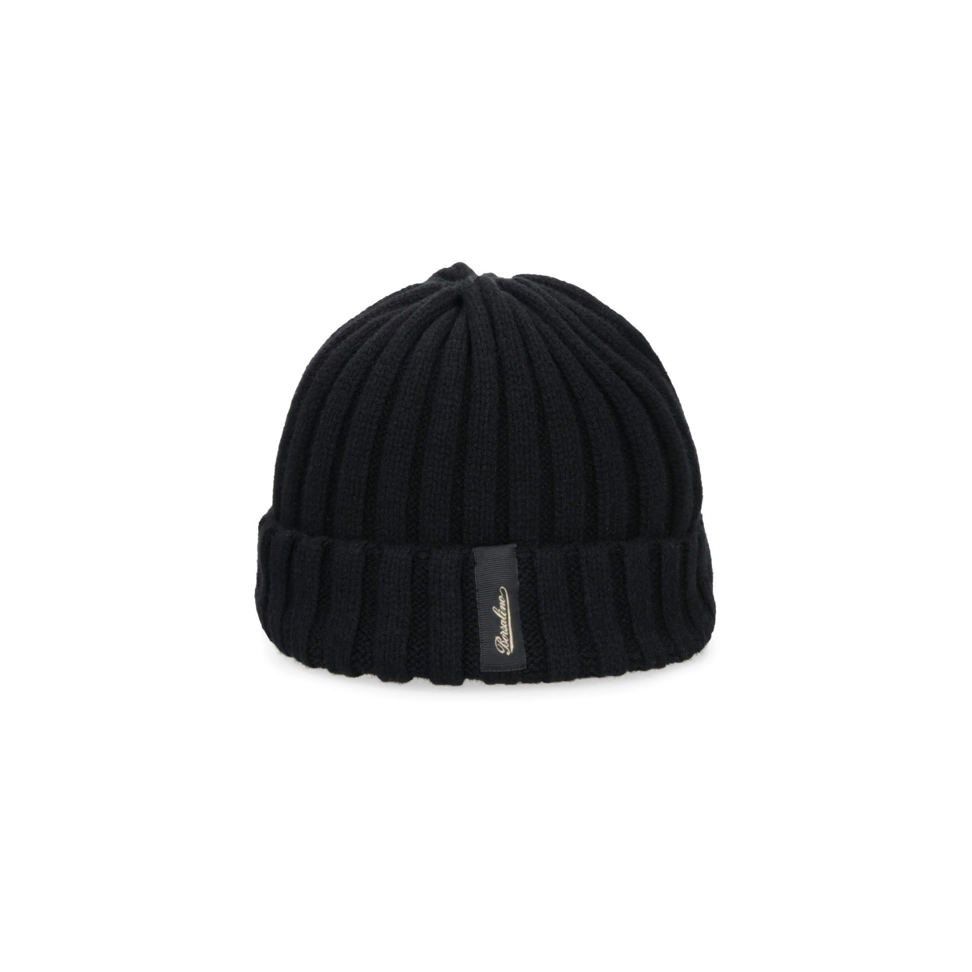 BORSALINO Berretto Hill Beanie Cashmere Nero  13353EWS-M020