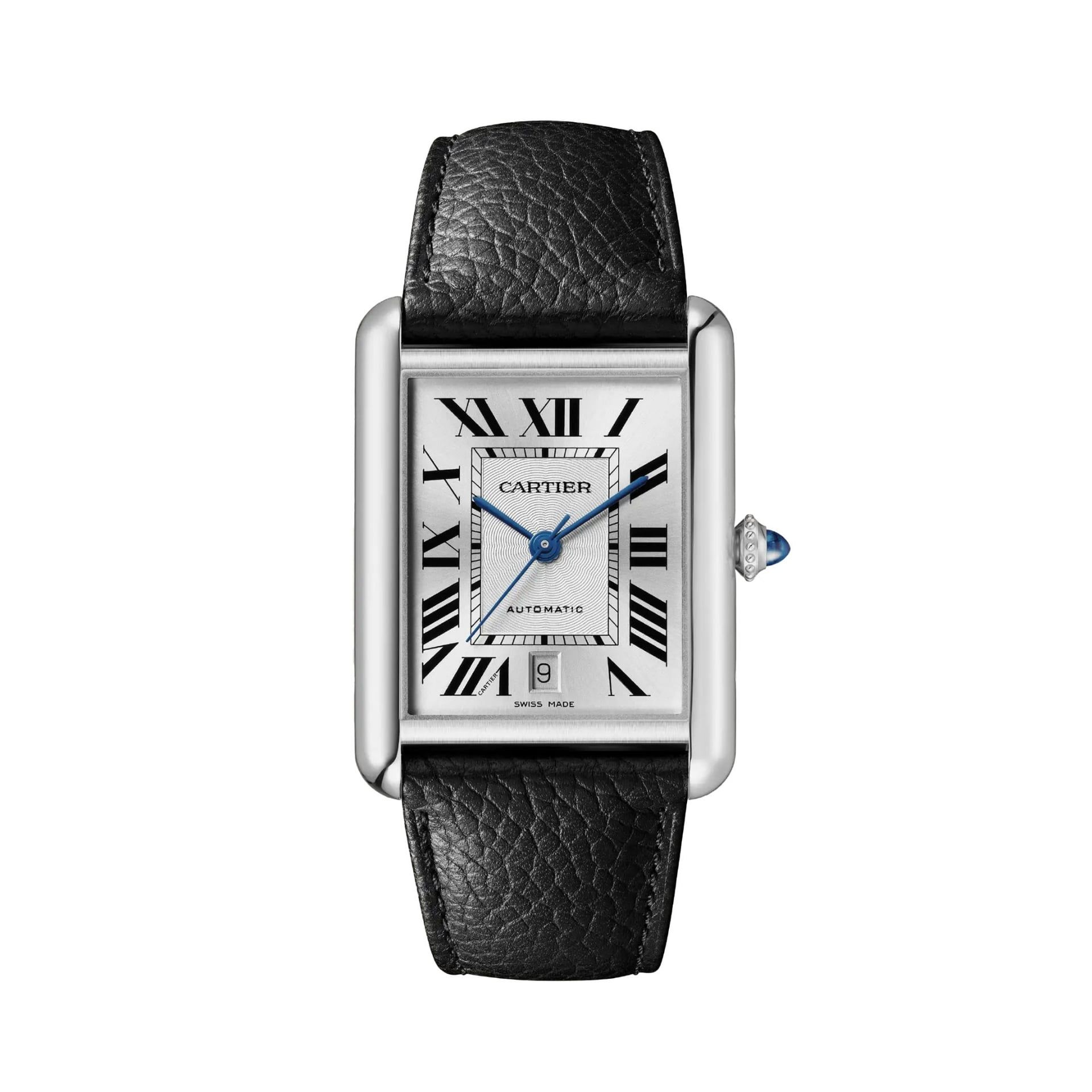 CARTIER Tank Must De Cartier Modello Extra-Large, Acciaio, Pelle 41 X 31  MM WSTA0141