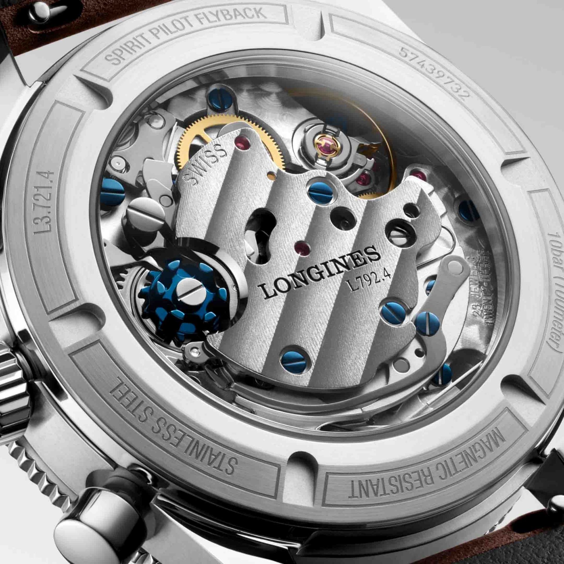 LONGINES Spirit Pilot Flyback 39,5 MM L3.721.4.53.2