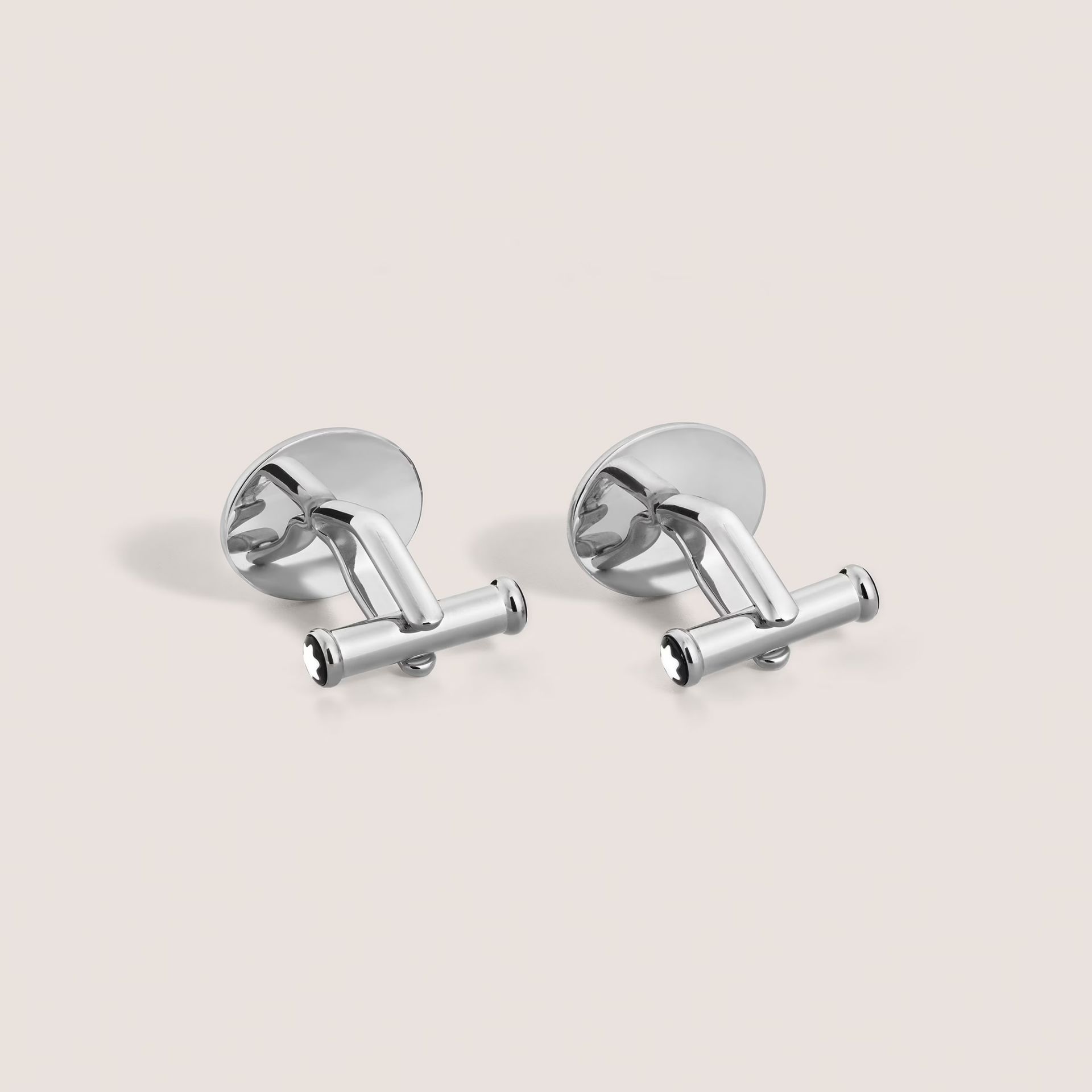 MONTBLANC Gemelli Ovali Meisterstück con Inserti in Lacca con Motivo Geometrico  134468