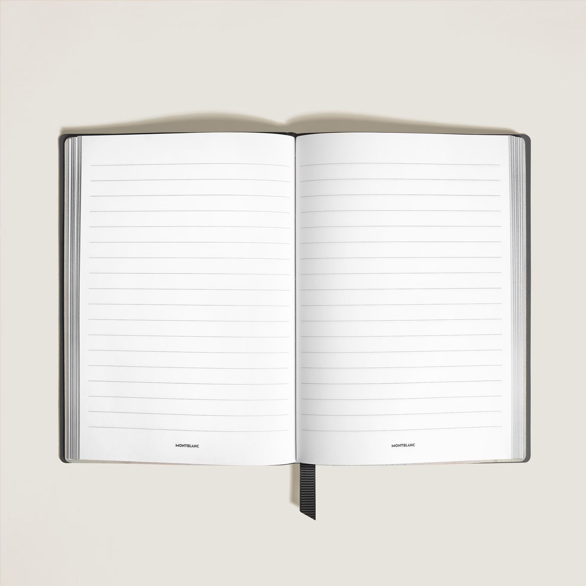MONTBLANC Blocco Note Medio, Sartorial, Nero, a Righe  134750