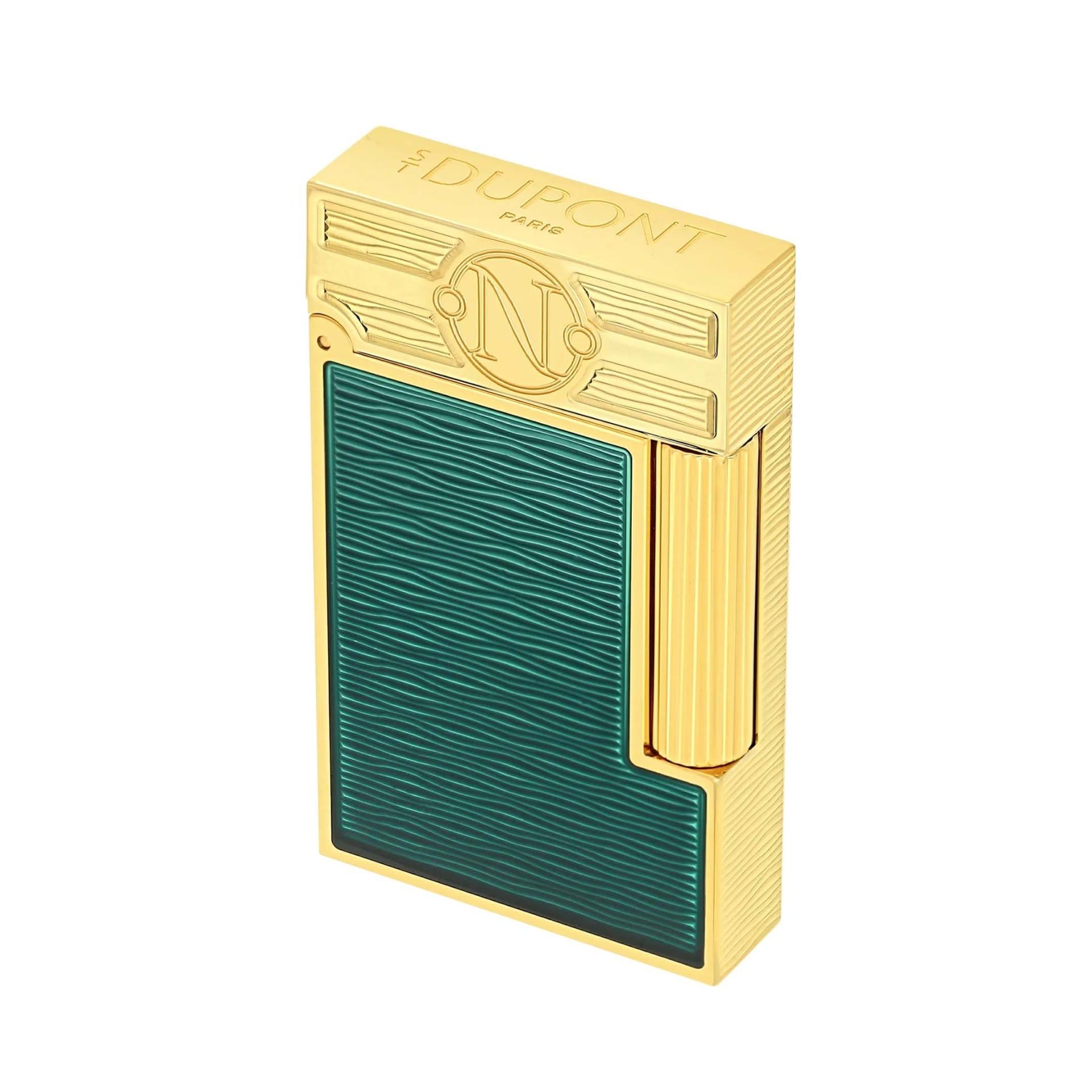 S. T. DUPONT Accendino Ligne 2 20'000 Leghe Sotto i Mari Laccato Verde Pacific  C16052CL