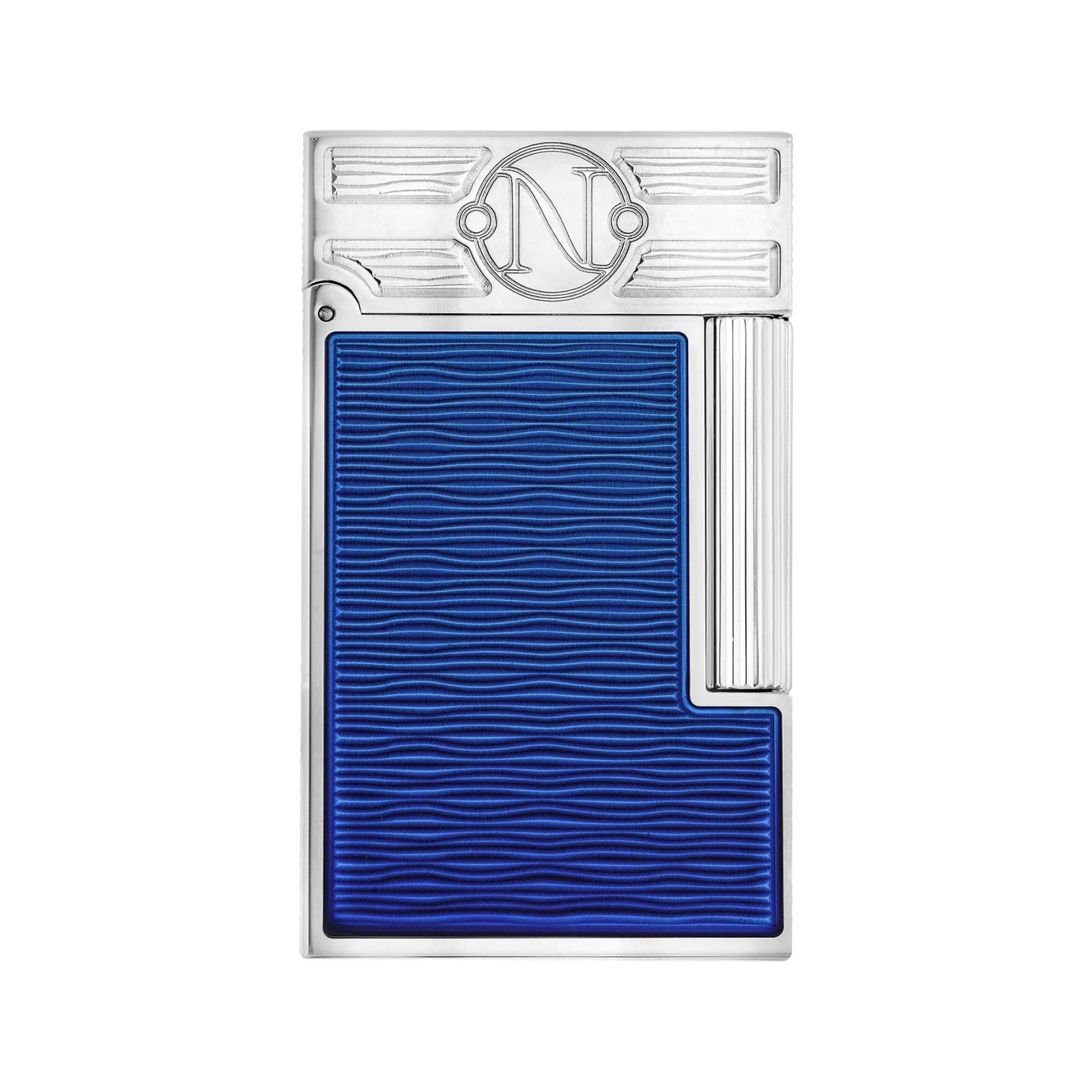 S. T. DUPONT Accendino Ligne 2 20'000 Leghe Sotto i Mari Laccato Blu Gulf Stream  C16051CL