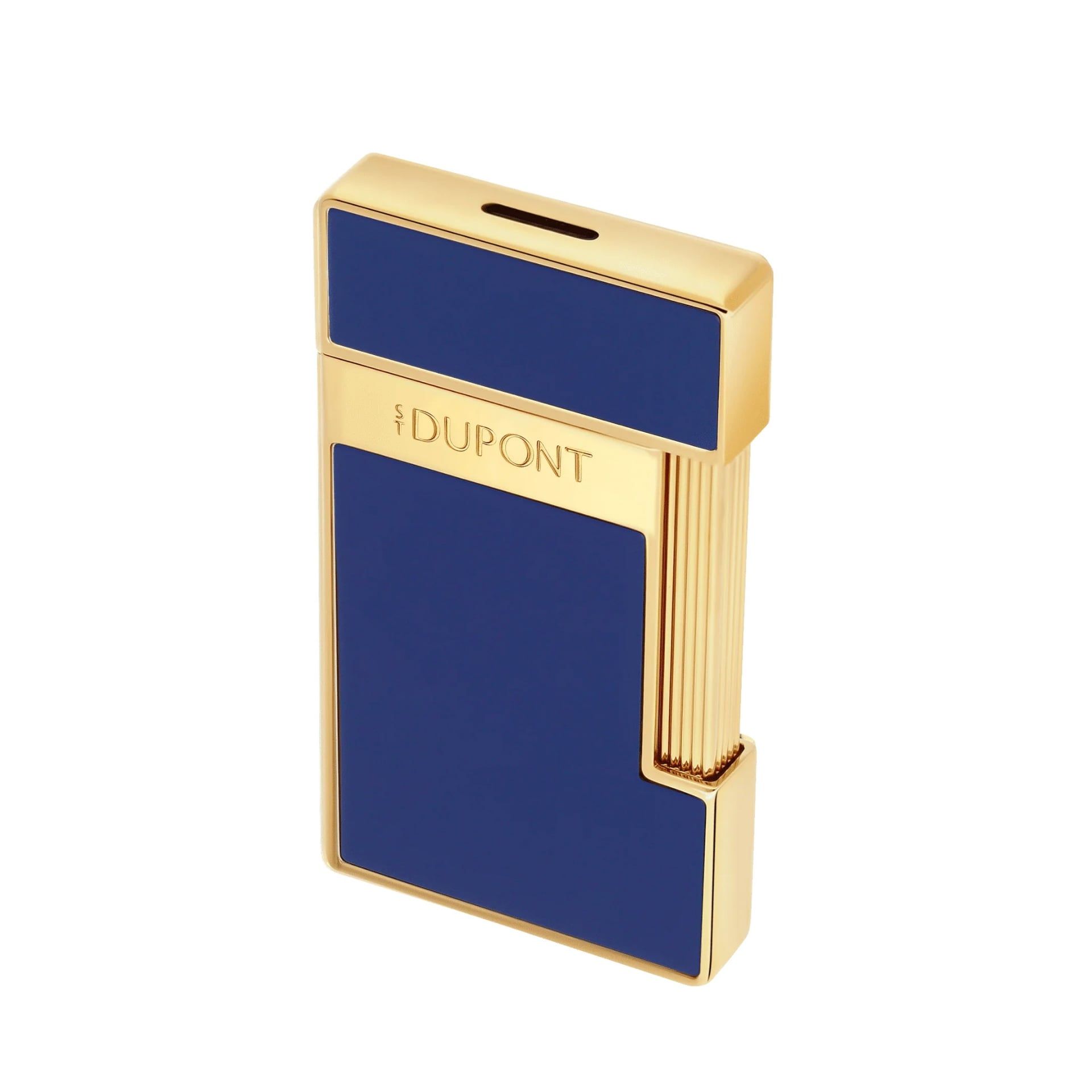 S. T. DUPONT Accendino Slimmy Laccato Blu Neon  028225