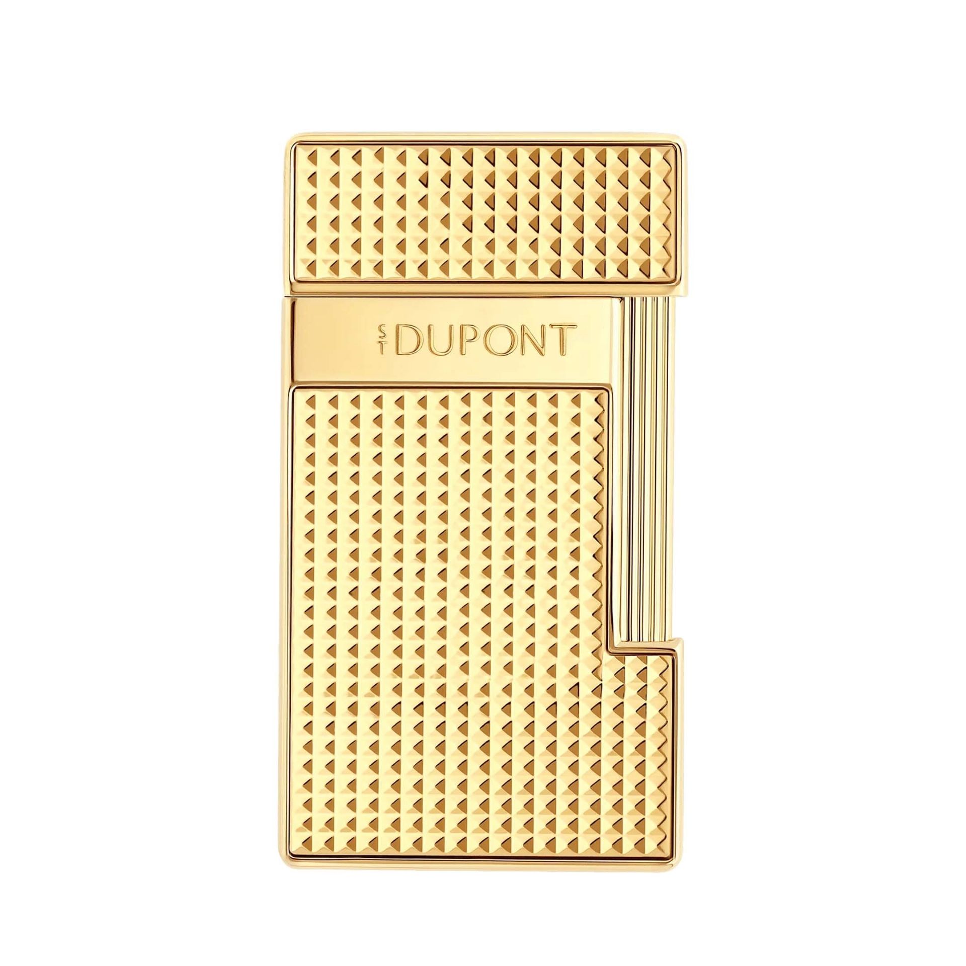 S. T. Dupont Accendino Slimmy Testa di Diamante Oro  028119