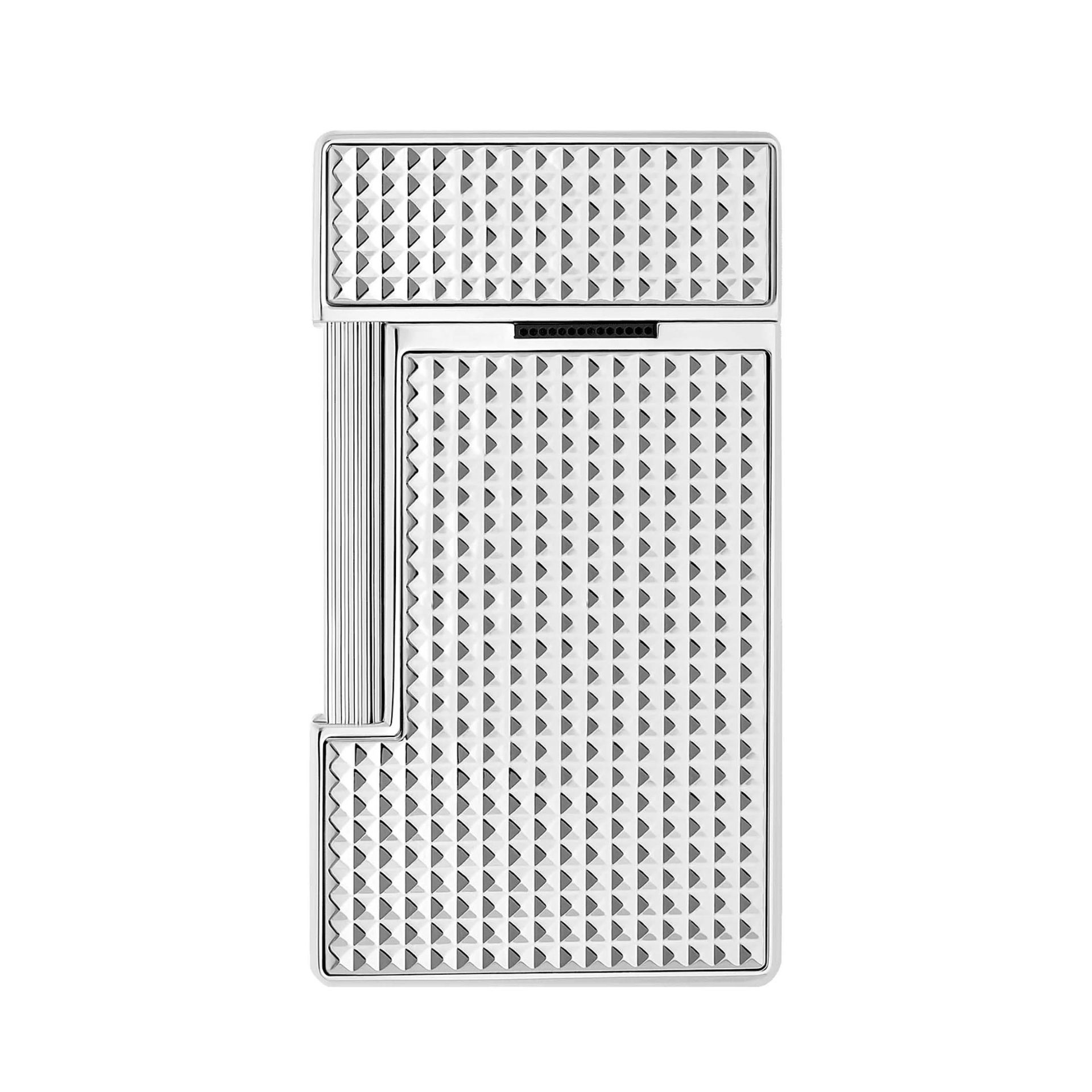S. T. DUPONT Accendino Slimmy Testa di Diamante Argento  028120