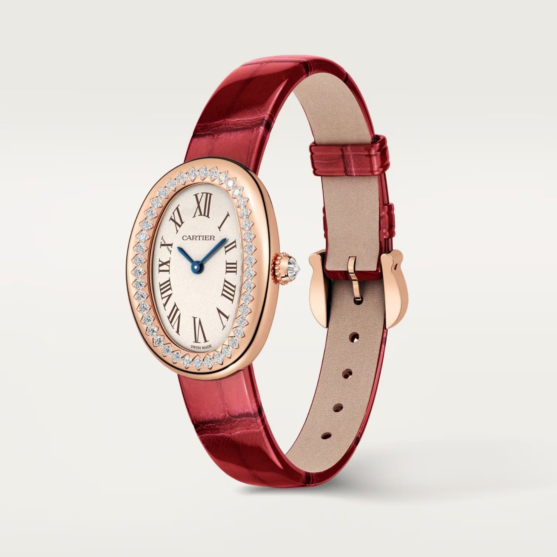 CARTIER Baignoire Modello Piccolo, Oro Rosa, Pelle 31.4 X 23.1 MM WJBA0053