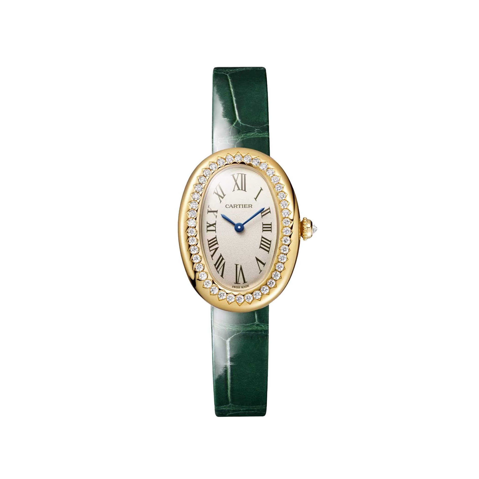 CARTIER Baignoire Modello Piccolo, Oro Giallo, Pelle 31,4 X 23,1 MM WJBA0054