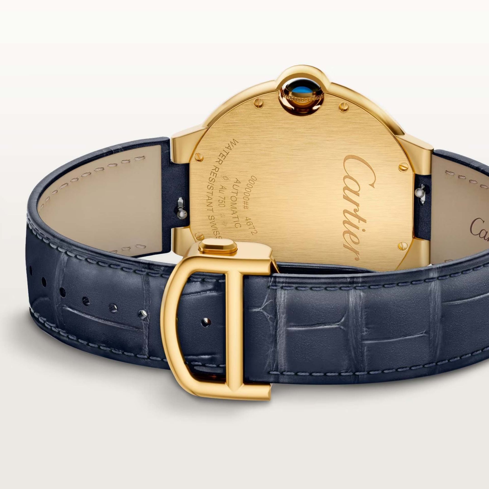 CARTIER Ballon Bleu De Cartier, Oro Giallo, Pelle 40 MM WGBB0063
