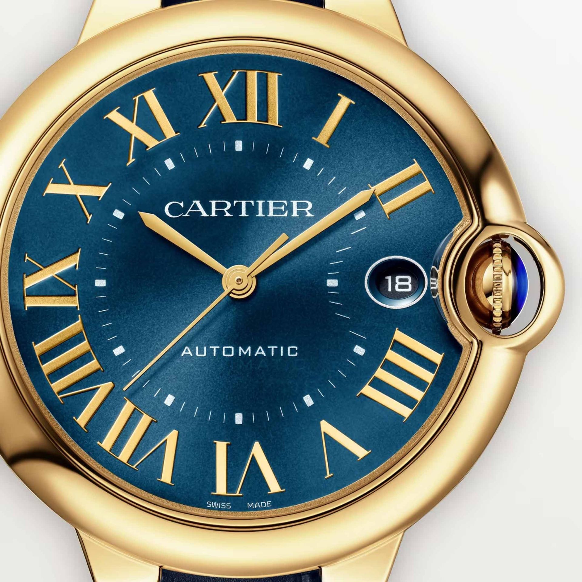CARTIER Ballon Bleu De Cartier, Oro Giallo, Pelle 40 MM WGBB0063