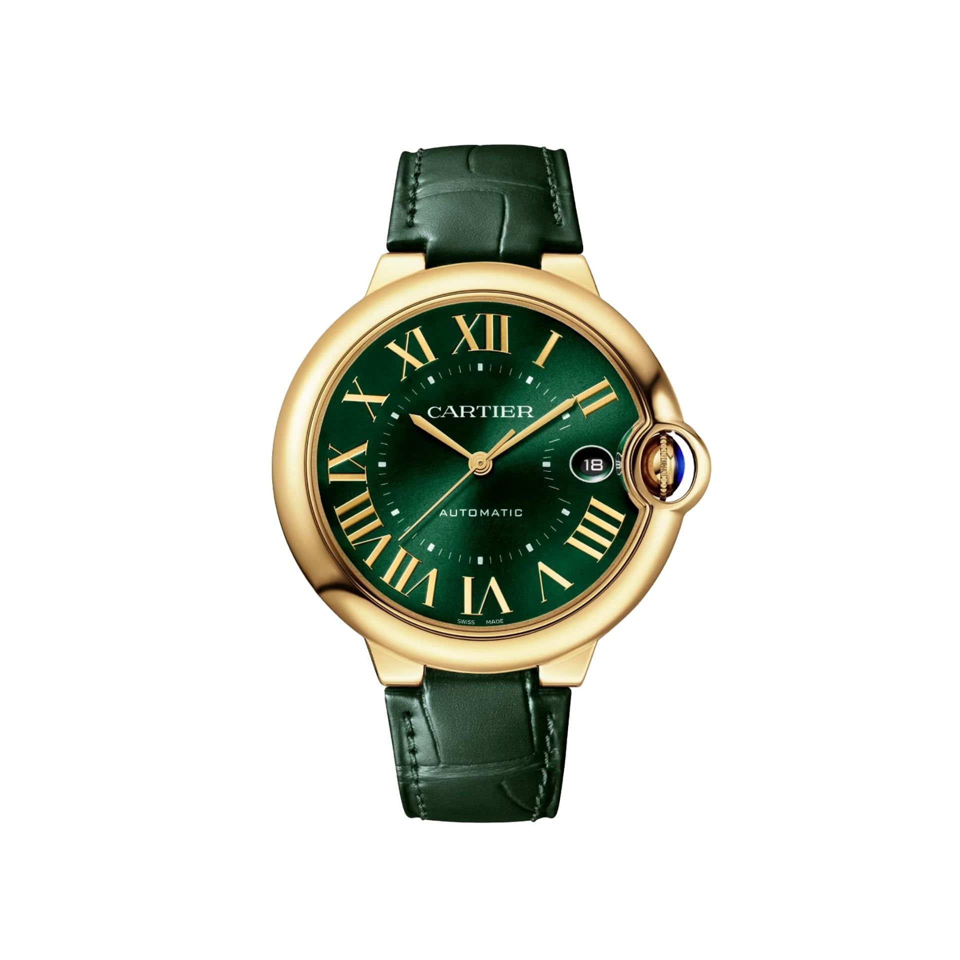 CARTIER Ballon Bleu De Cartier, Oro Giallo, Pelle 40 MM WGBB0062
