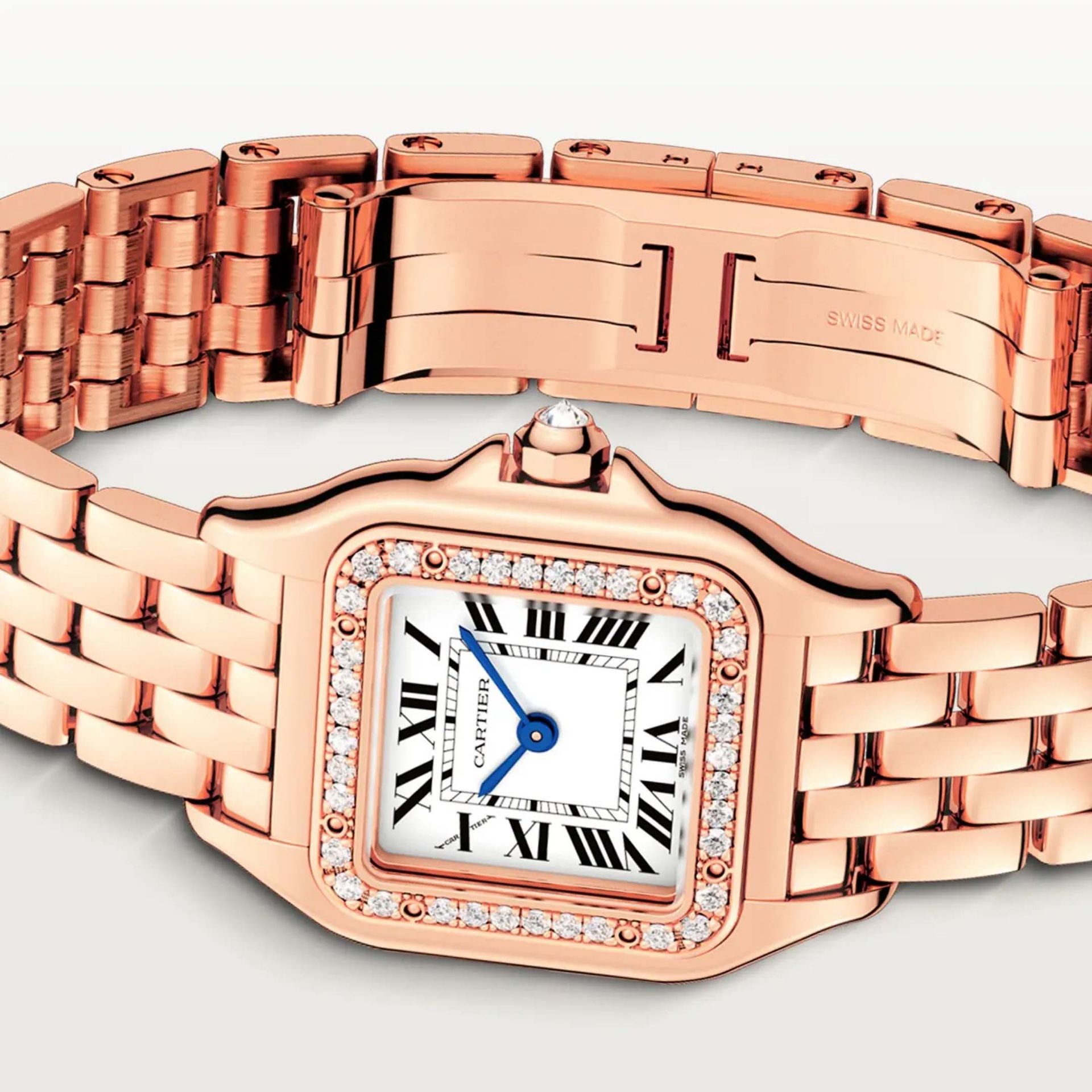 CARTIER Panthère De Cartier Modello Piccolo, Oro Rosa, Diamanti 22X30 MM WJPN0087