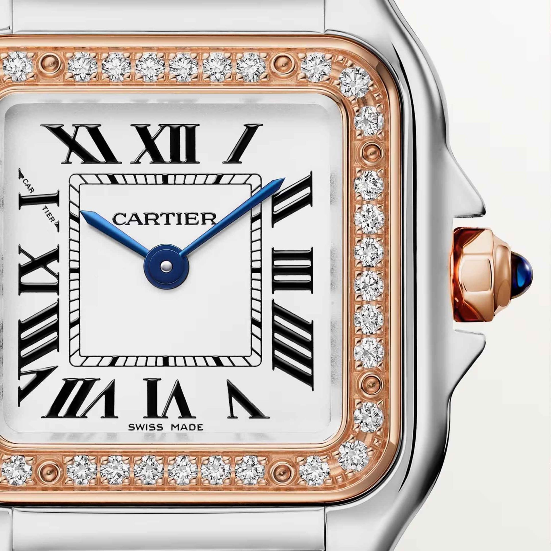 CARTIER Panthère De Cartier Modello Piccolo, Oro Rosa e Acciaio, Diamanti 22 X 30 MM W3PN0014