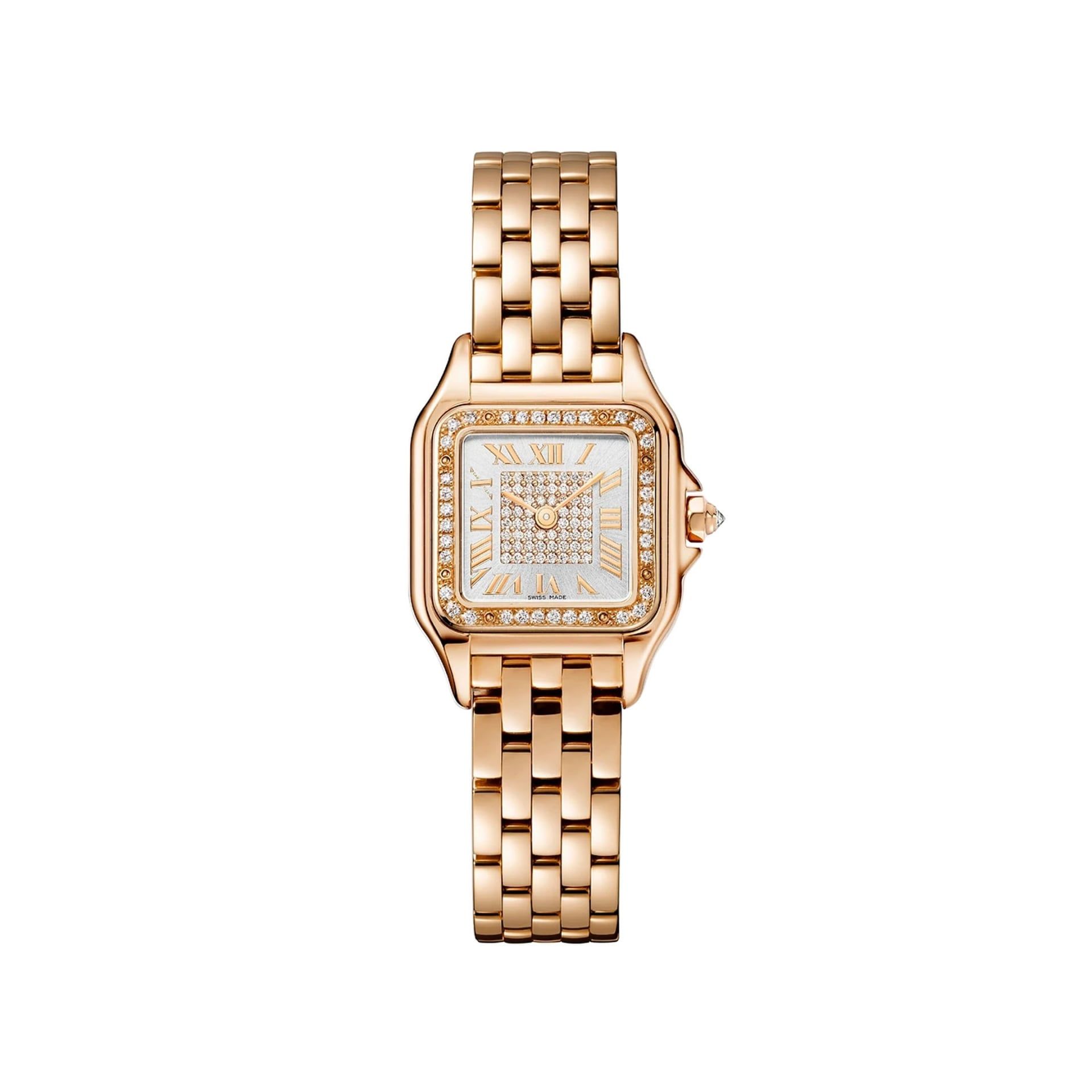 CARTIER Panthère De Cartier Modello Piccolo, Oro Rosa, Diamanti 30,3 x 22 MM WJPN0091