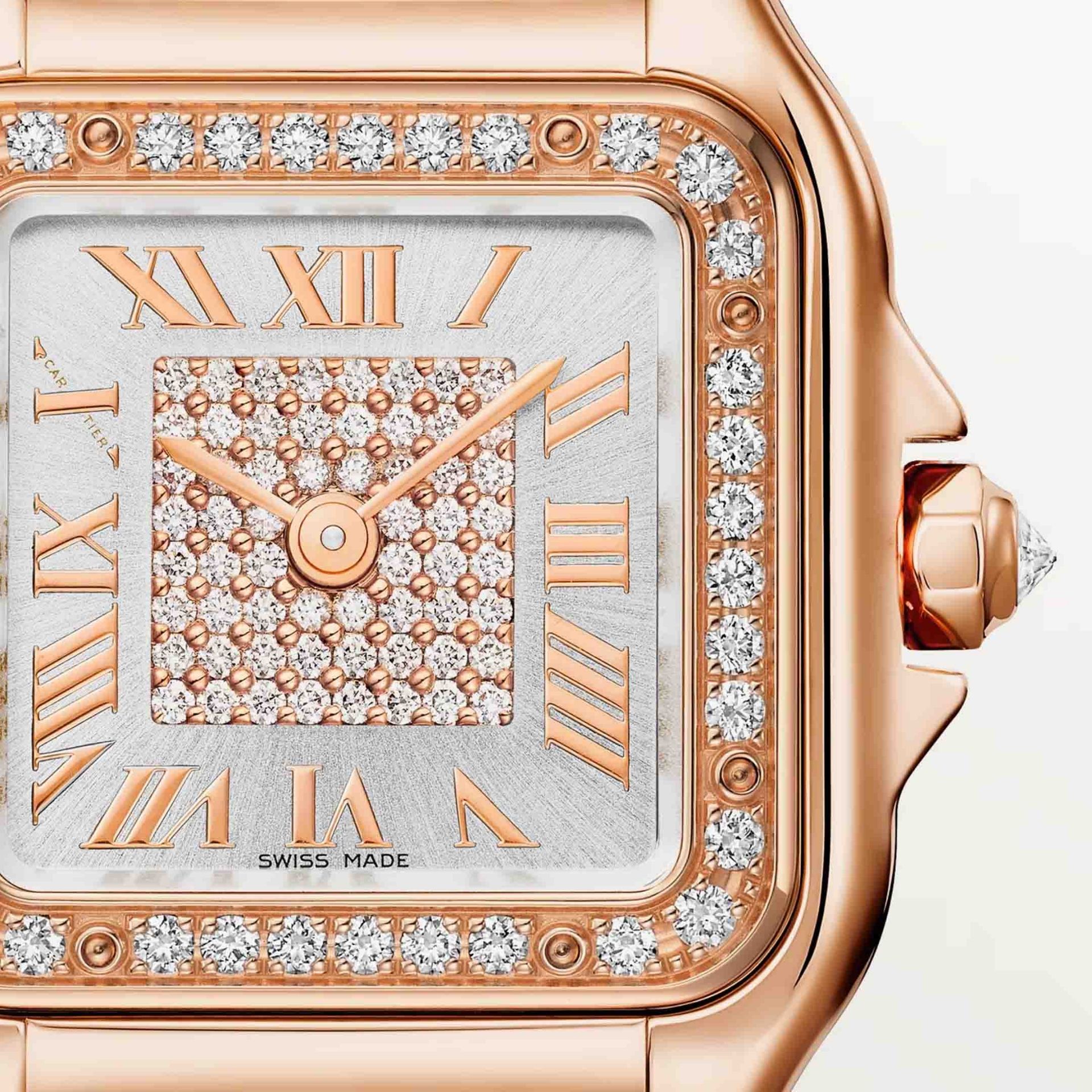 CARTIER Panthère De Cartier Modello Piccolo, Oro Rosa, Diamanti 30,3 x 22 MM WJPN0091