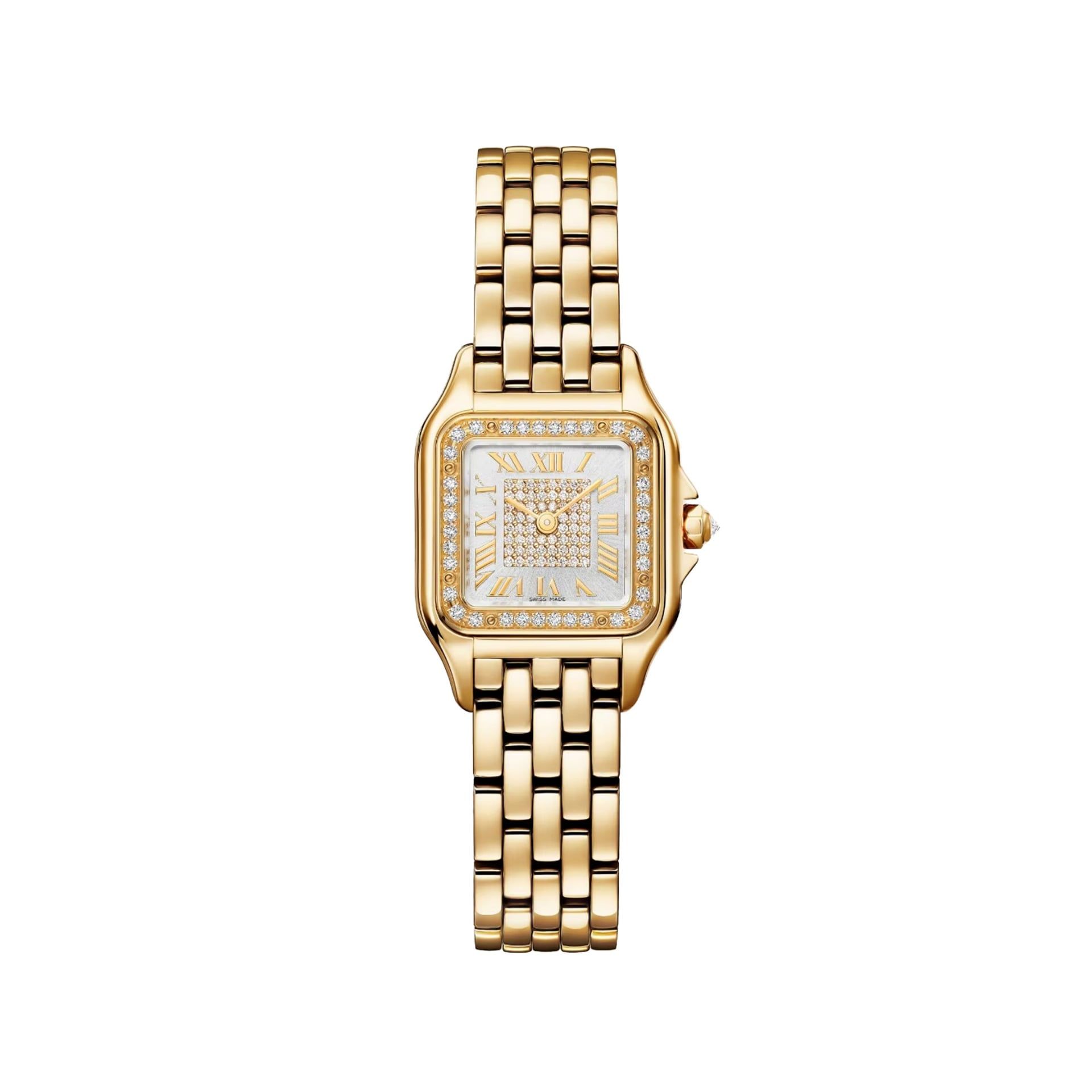 CARTIER Panthère De Cartier Modello Piccolo, Oro Giallo, Diamanti 30,3 x 22 MM WJPN0094