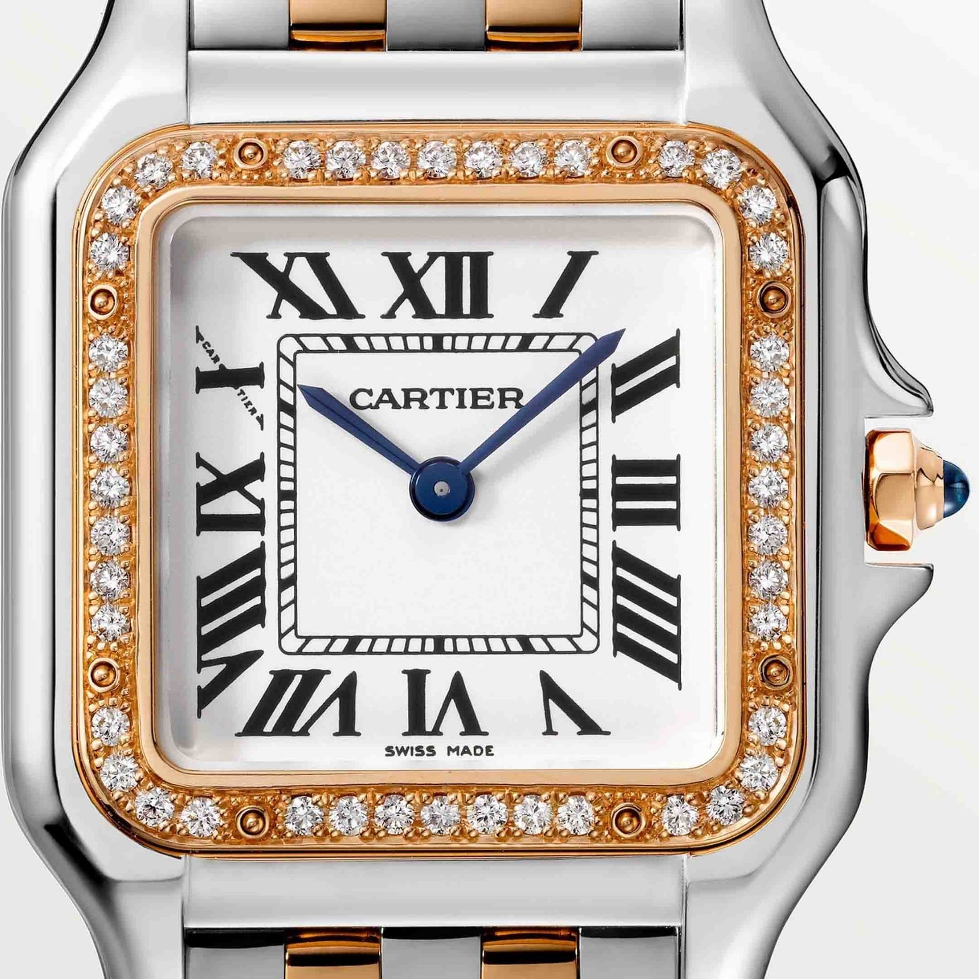 CARTIER Panthère De Cartier Modello Medio, Oro Rosa e Acciaio, Diamanti 27 X 37 MM W3PN0015