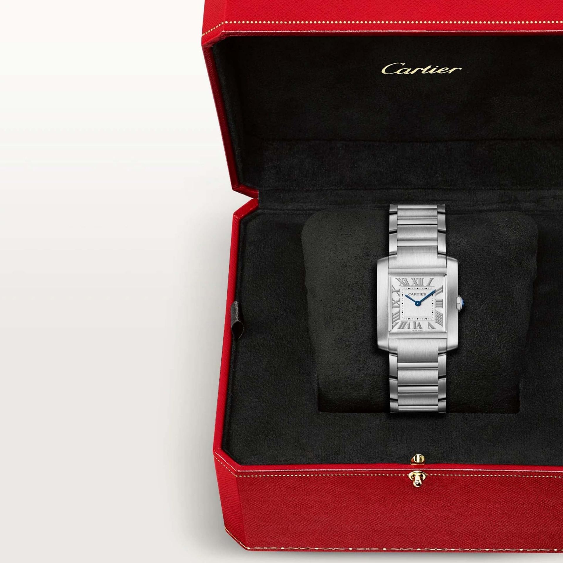 CARTIER Tank Française Modello Medio, Acciaio 32 X 27 MM WSTA0105