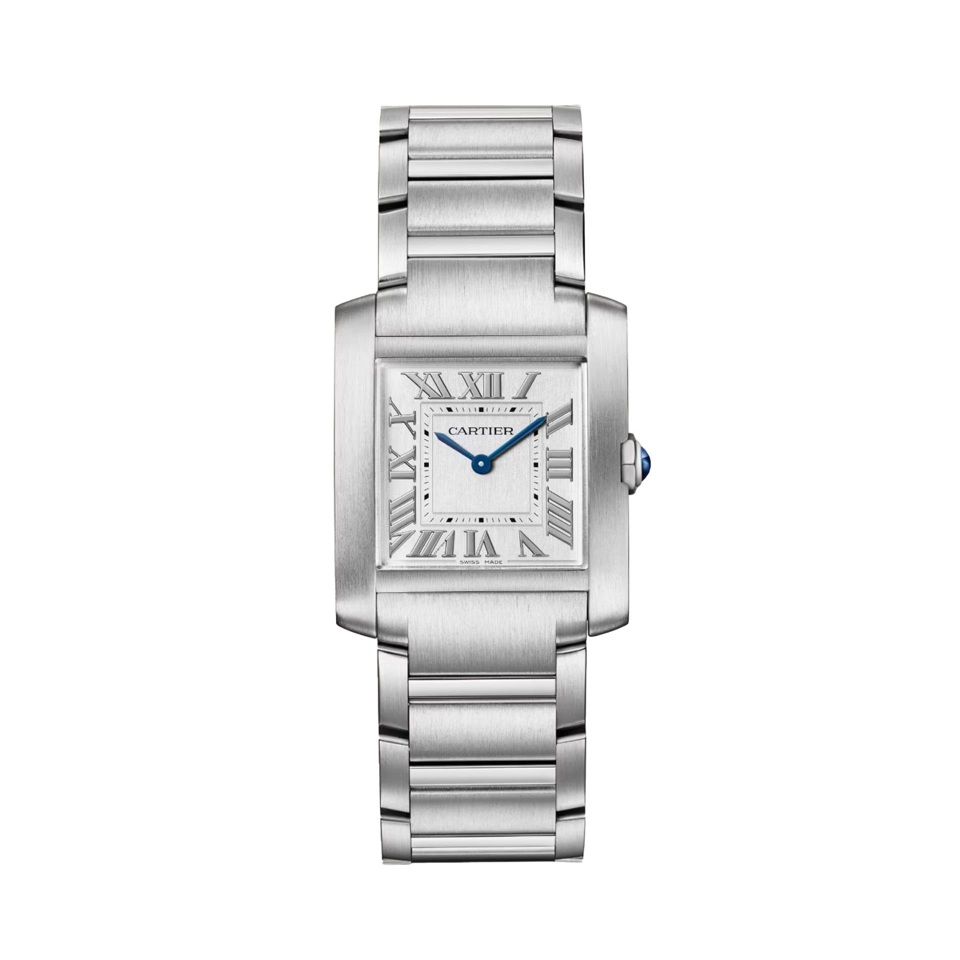 CARTIER Tank Française Modello Medio, Acciaio 32 X 27 MM WSTA0105