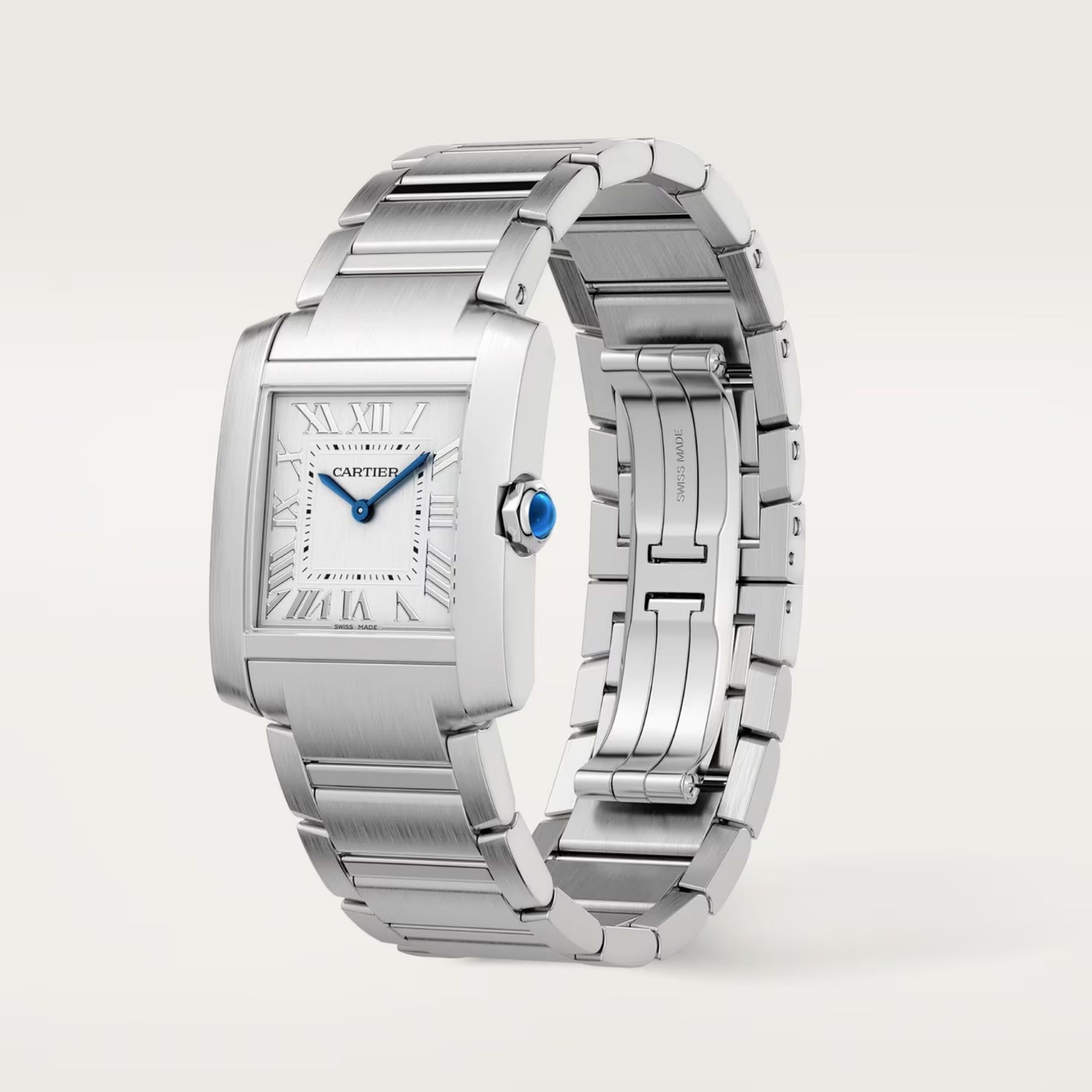 CARTIER Tank Française Modello Medio, Acciaio 32 X 27 MM WSTA0105