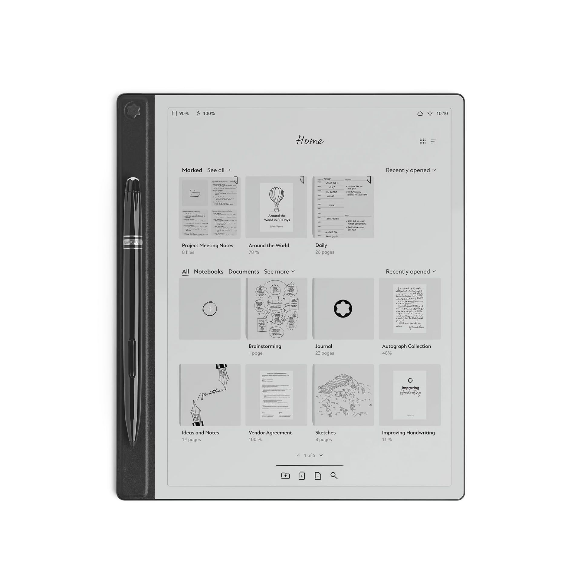 MONTBLANC Digital Paper Mystery Black  135010