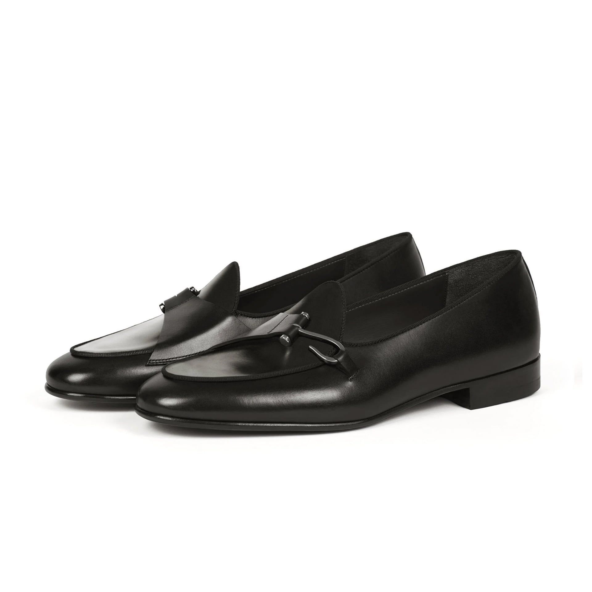 EDHÈN MILANO Comporta - Scarpa Con Fibbia Pelle Nera  COMPTUDBLK