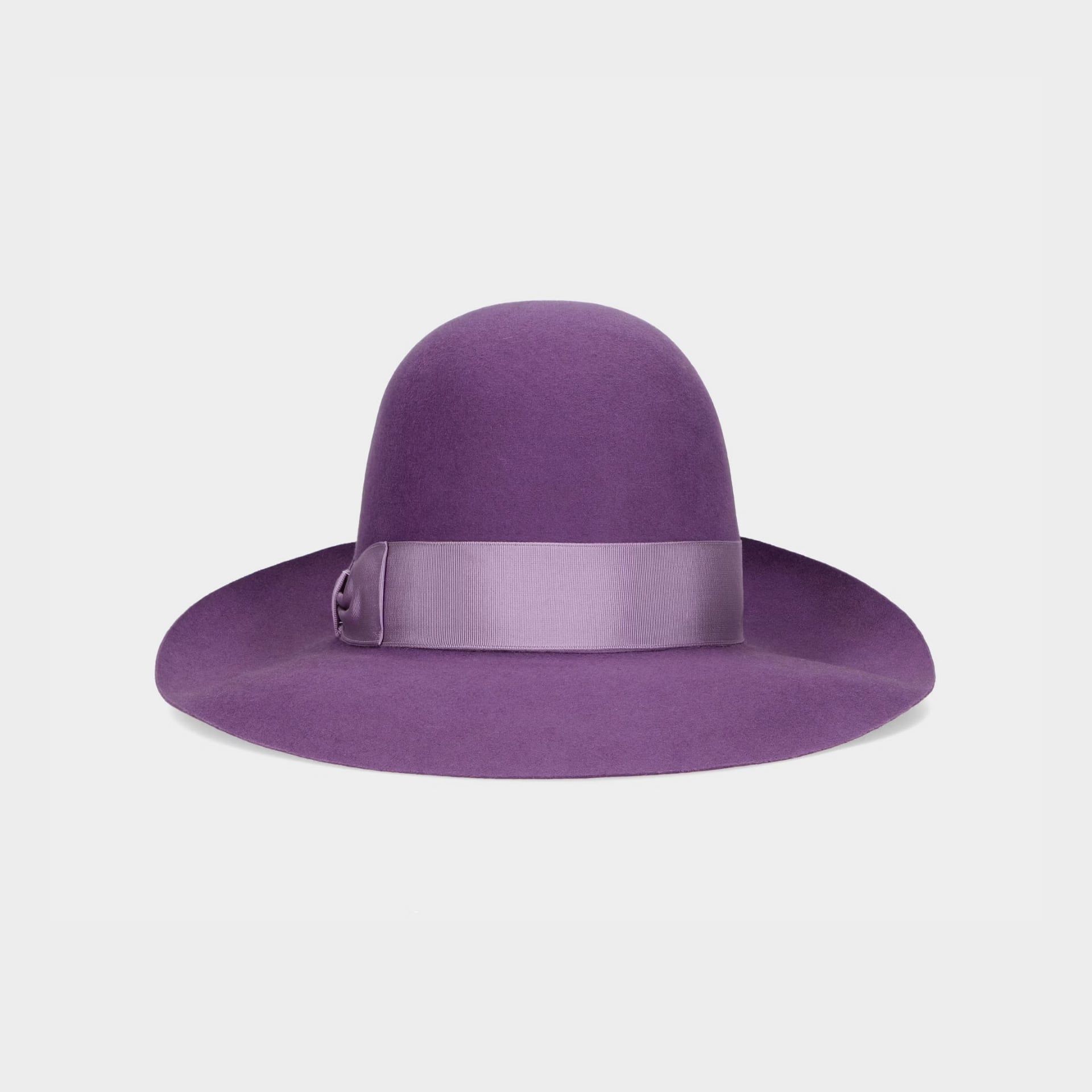 Borsalino Cappello Eleonora Feltro Tesa Larga Mammola  E212993