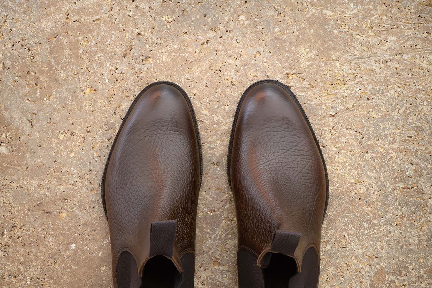 EDWARD GREEN Newmarket - Stivaletto Chelsea - Dark Brown  NEWMARKET