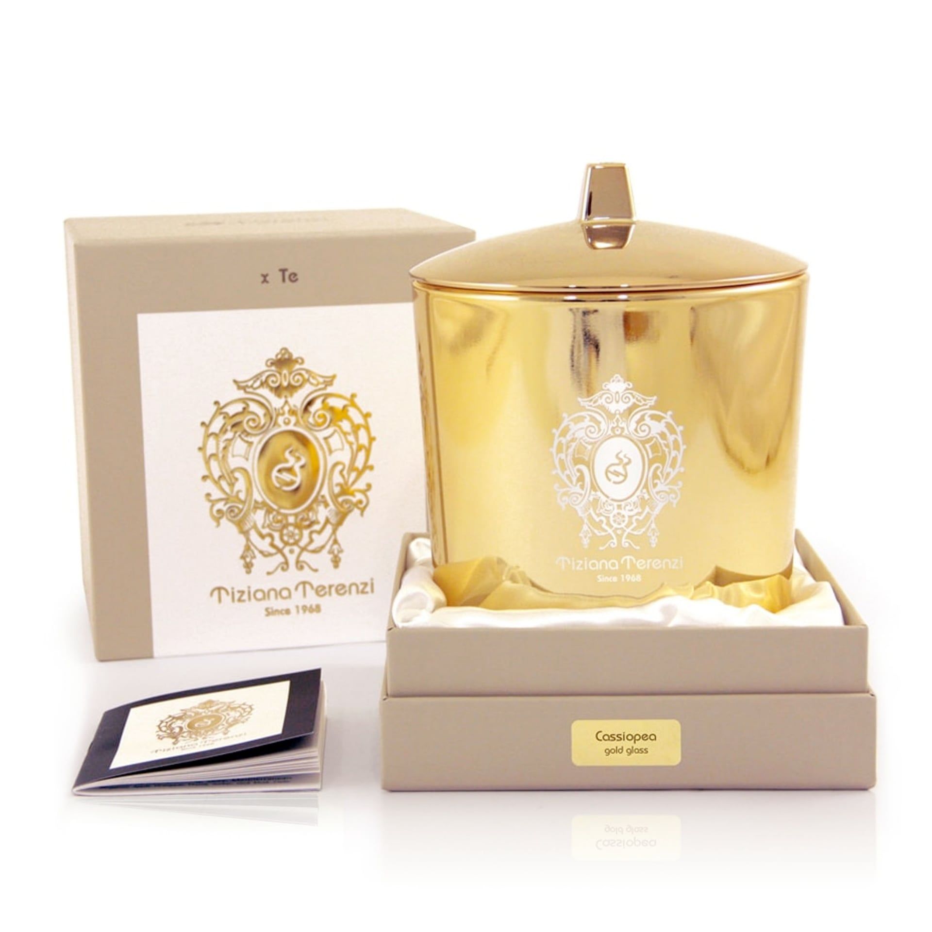 Tiziana Terenzi Candela Gold Glass Fragranza Cassiopea 1000 gr TT028G/PEA