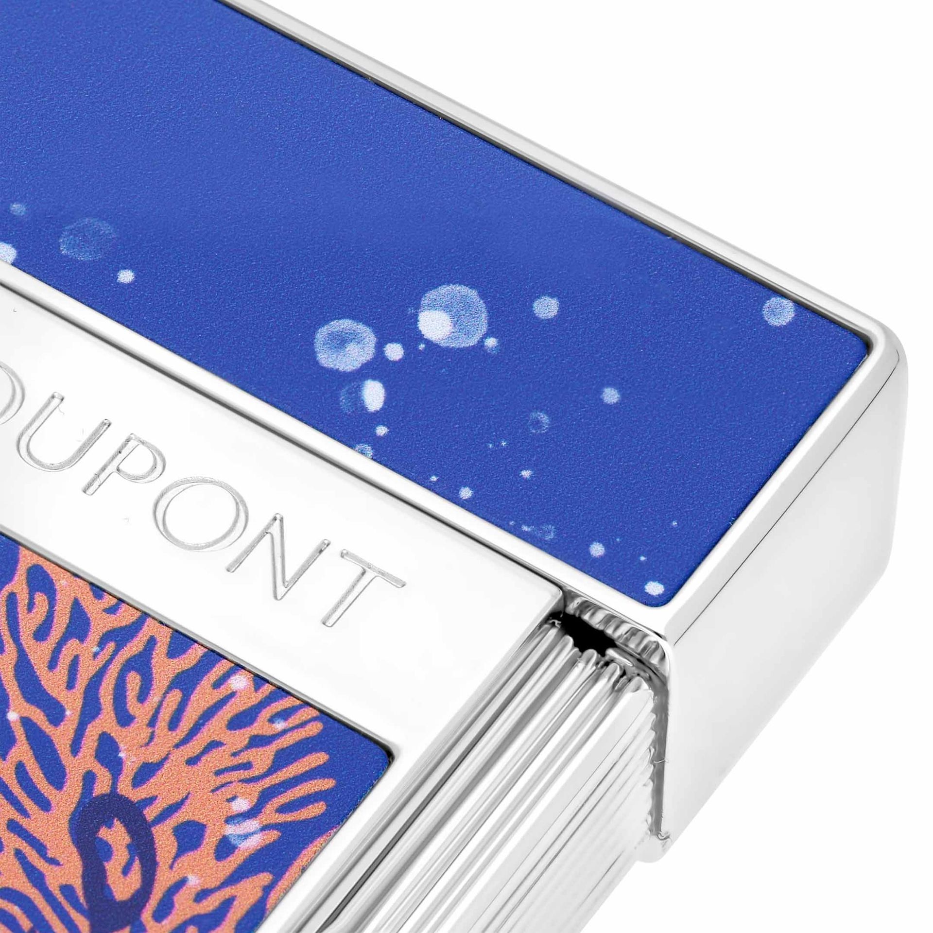 S. T. DUPONT Accendino Biggy 20'000 Leghe Sotto i Mari Laccato Blu Reale  025053
