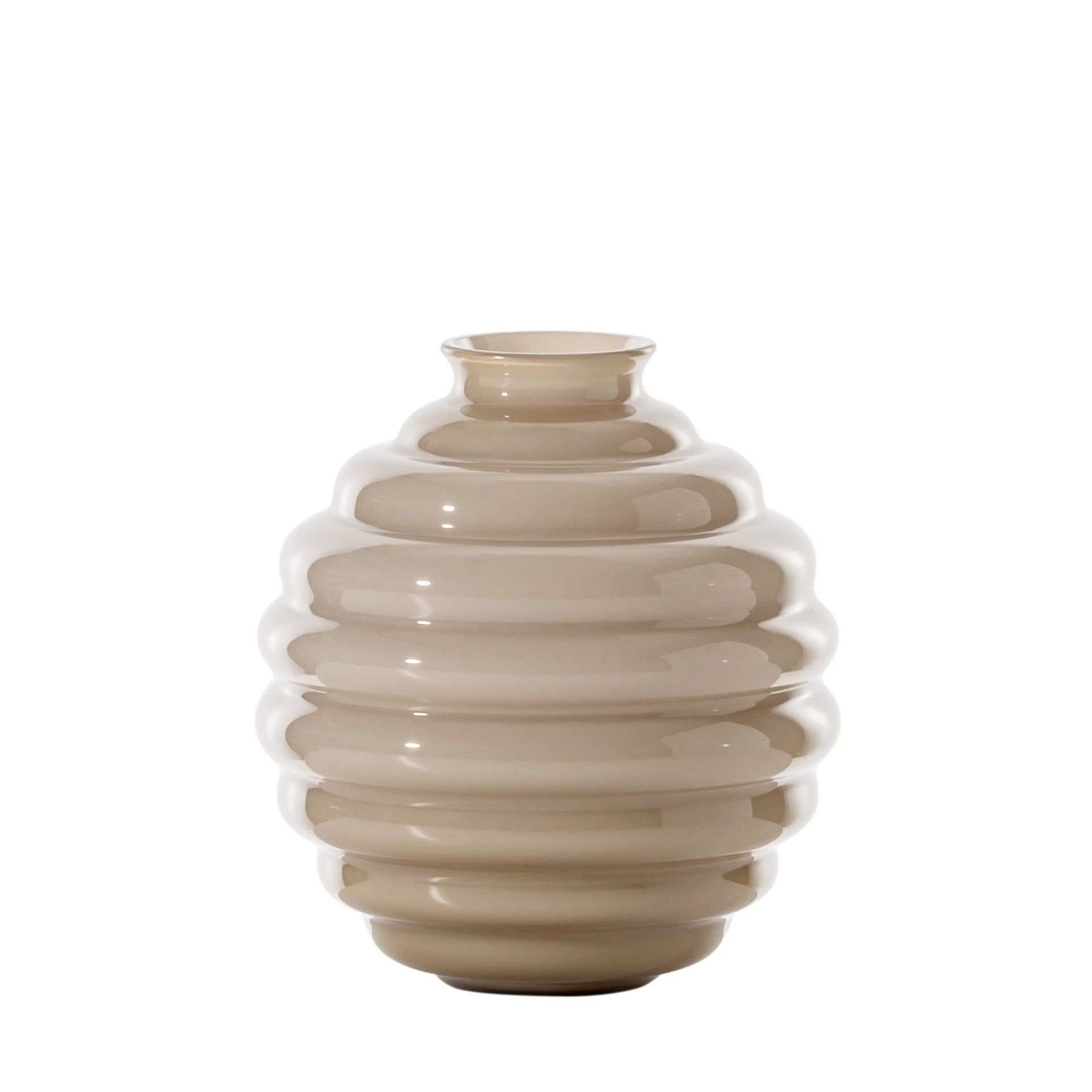 VENINI Vaso Dèco Small Moka 17 CM - H 18 CM 707.08