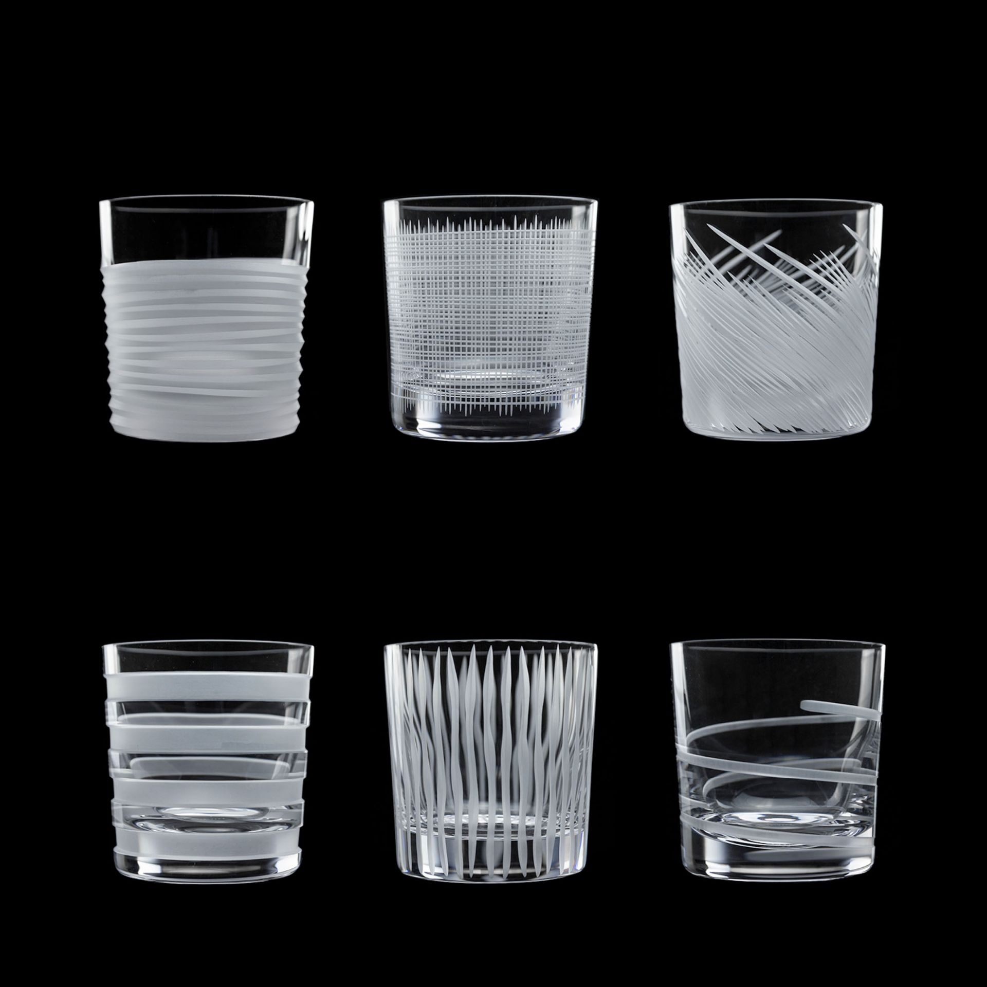 SALVIATI Set 6 Bicchieri Nove Tumbler H 9.5 CM / Ø 8.8 CM 10537