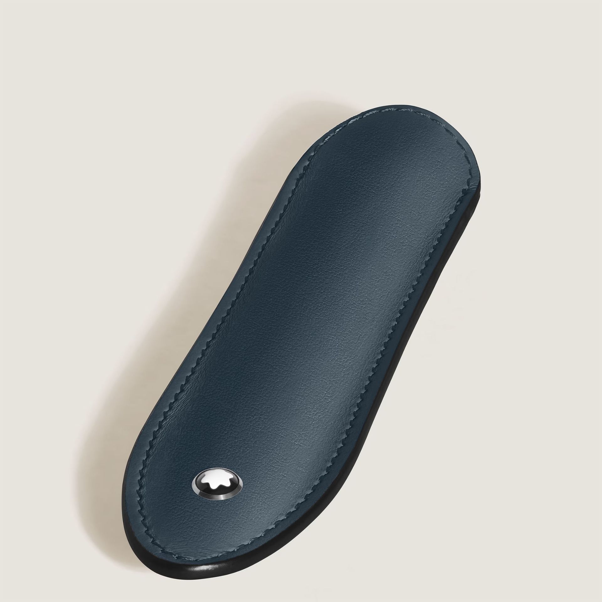 MONTBLANC Custodia 1 Strumento da Scrittura in Pelle Meisterstück Blu Velluto  220452
