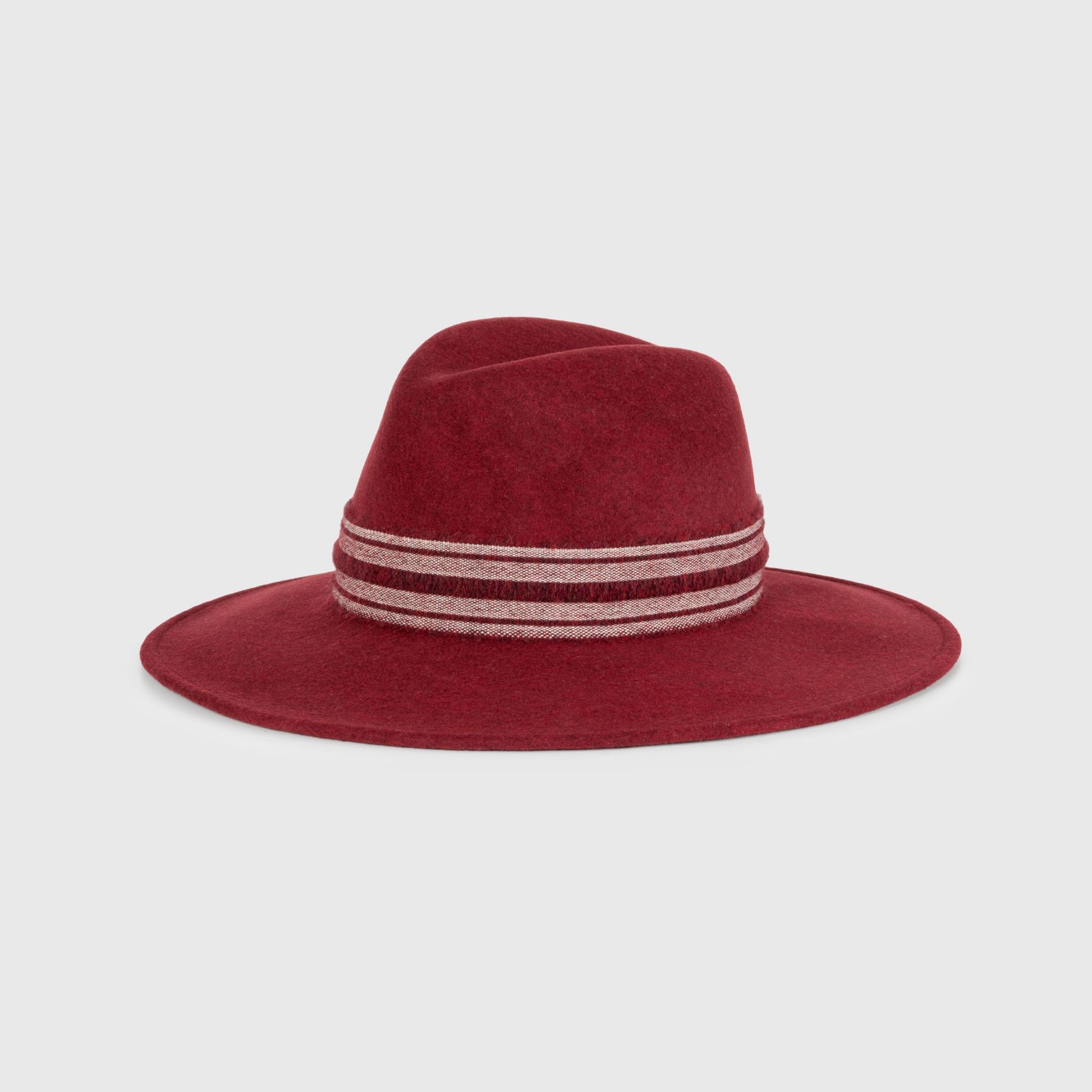 Borsalino Cappello Deva Feltro Lana Burgundy  220445-63L3