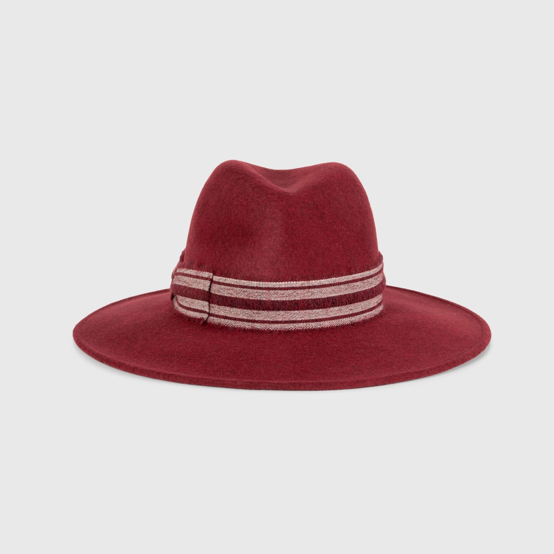 Borsalino Cappello Deva Feltro Lana Burgundy  220445-63L3